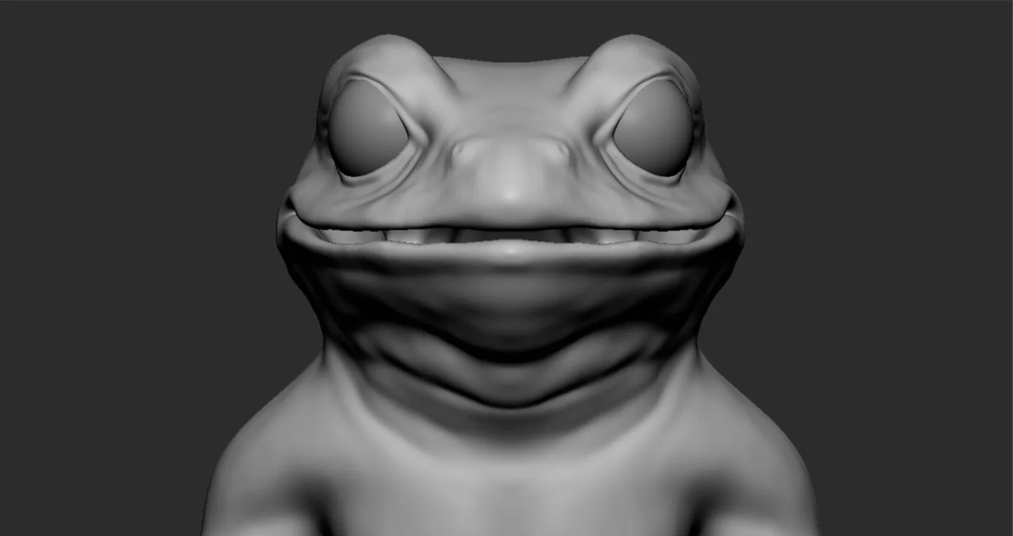 Sculpting & Texturing Realistic Toad Skin in ZBrush, Mari & Substance 3D - изображение 3
