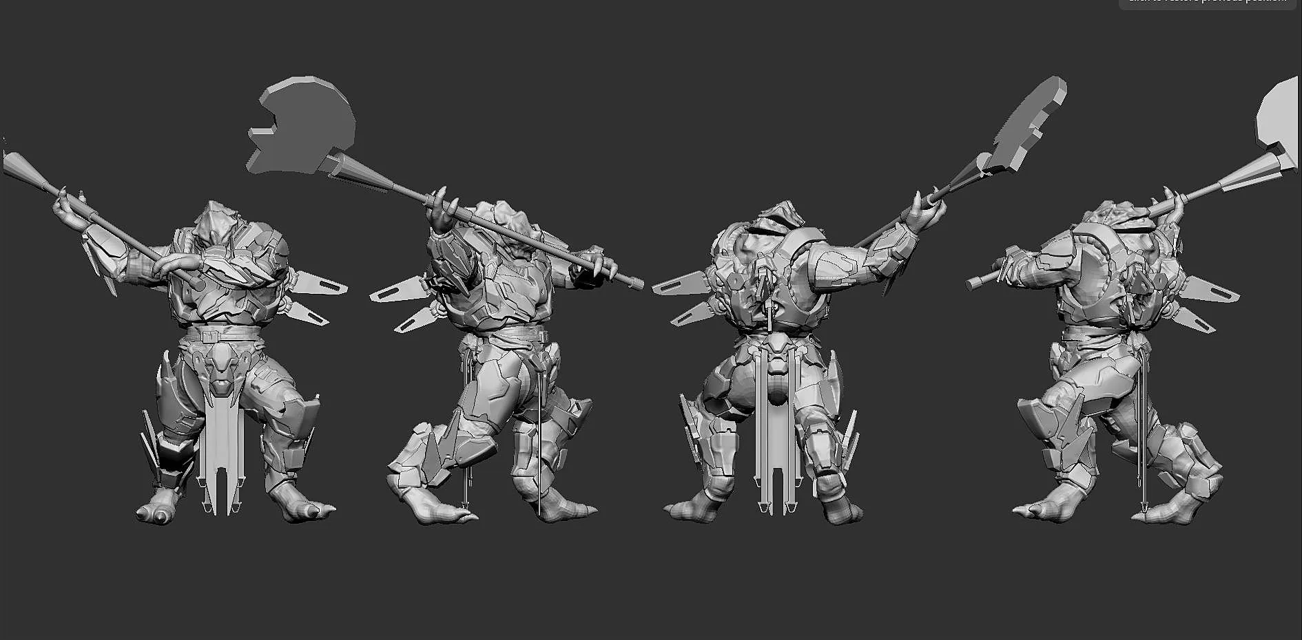 Сочетание рабочего процесса Skin и Hard-Surface в ZBrush и инструментах Substance - изображение 9
