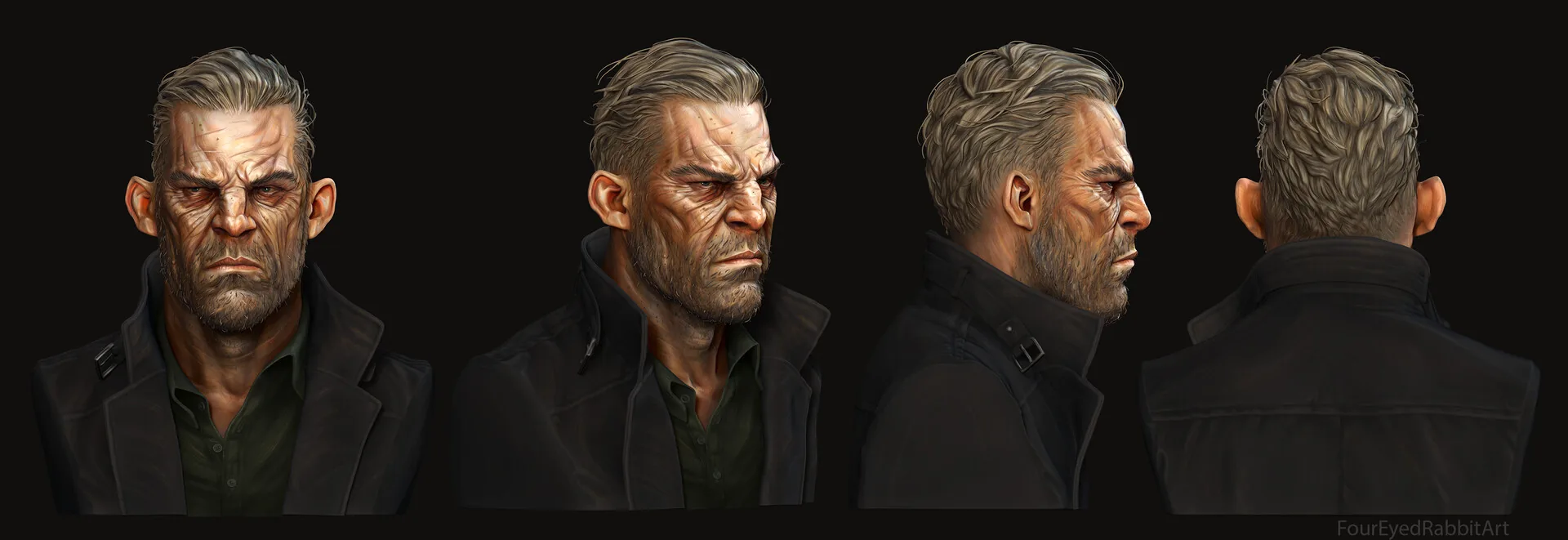 Взгляните на этого персонажа из Dishonored 2, скульптурированного и раскрашенного в ZBrush - изображение 2