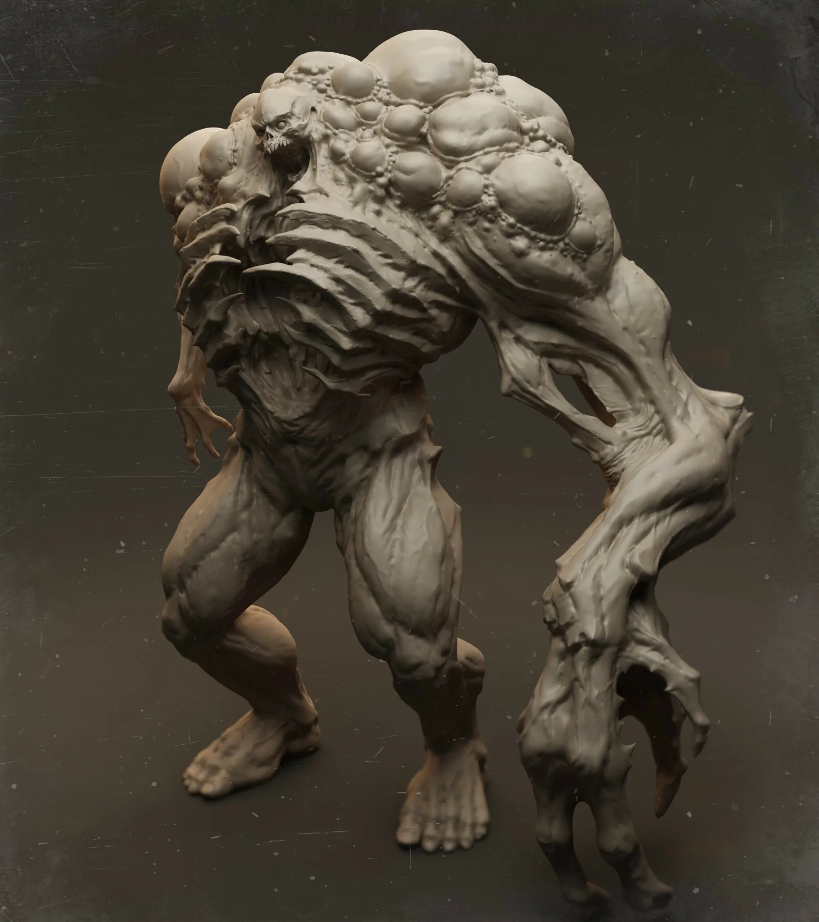Фантастический рыцарь-оборотень в стиле Elden Ring, созданный с помощью ZBrush и UE5 — изображение 8