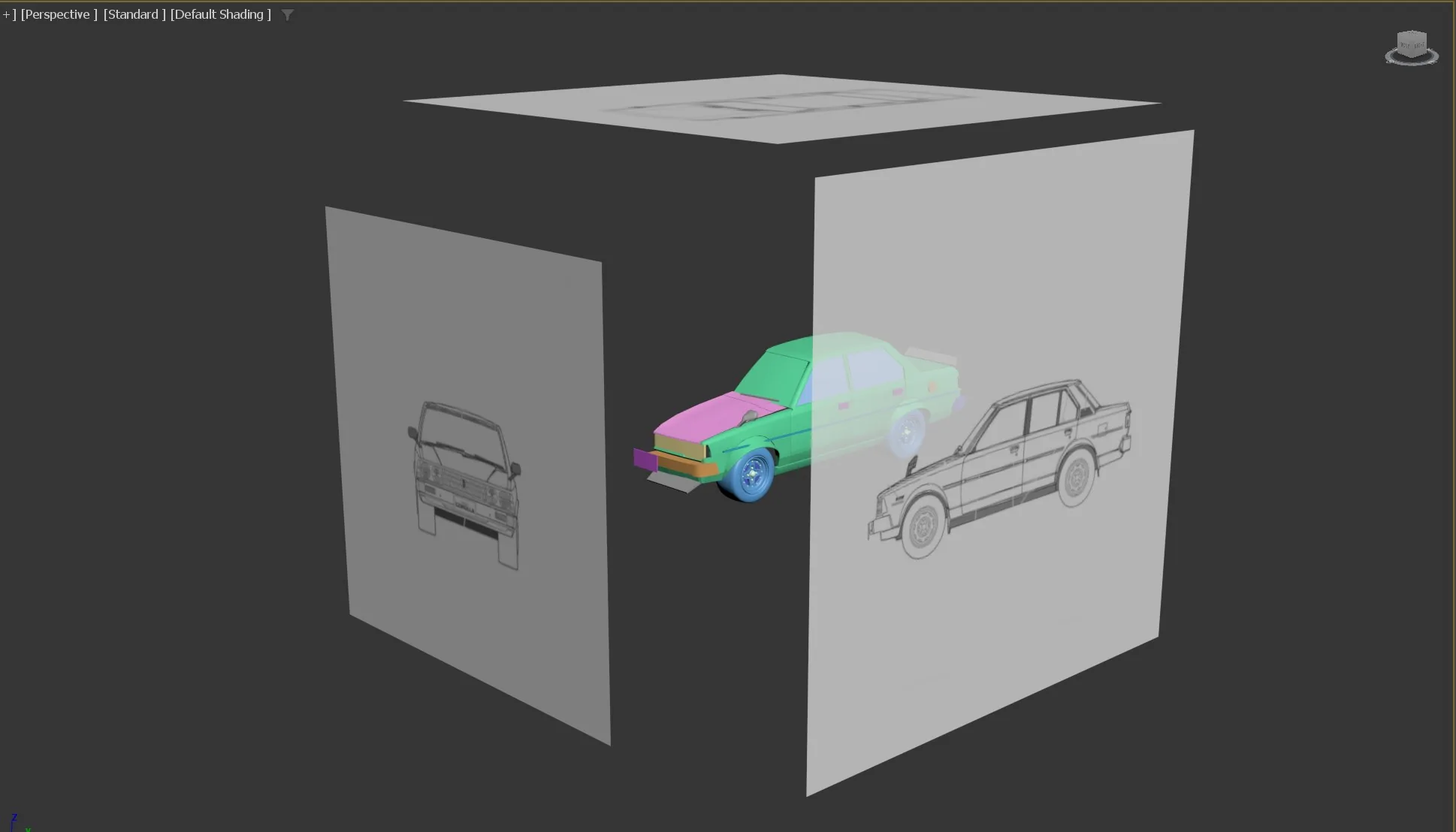 Telling the Story of Abandoned Toyota Corolla E70 in 3D - изображение 11