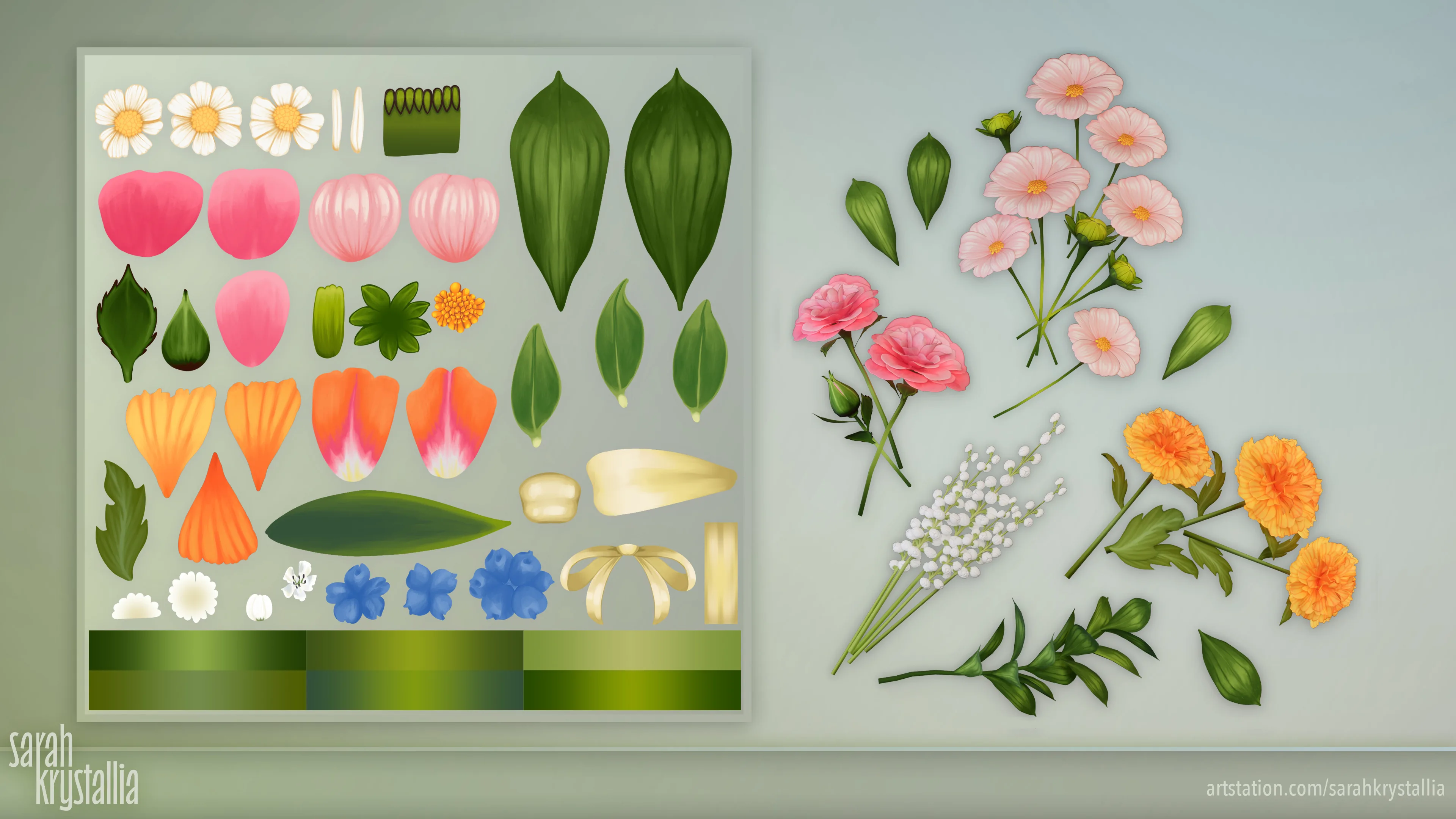 Этот великолепный набор для работы над листвой Garden Bouquet демонстрирует настоящее мастерство — изображение 5