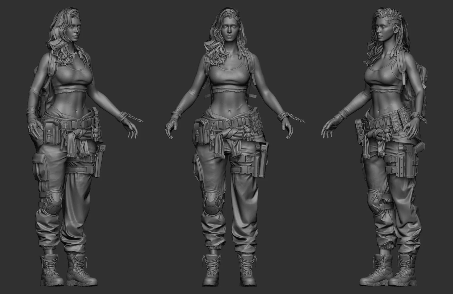 Посмотрите эту высокодетализированную и реалистичную 3D модель персонажа - изображение 23