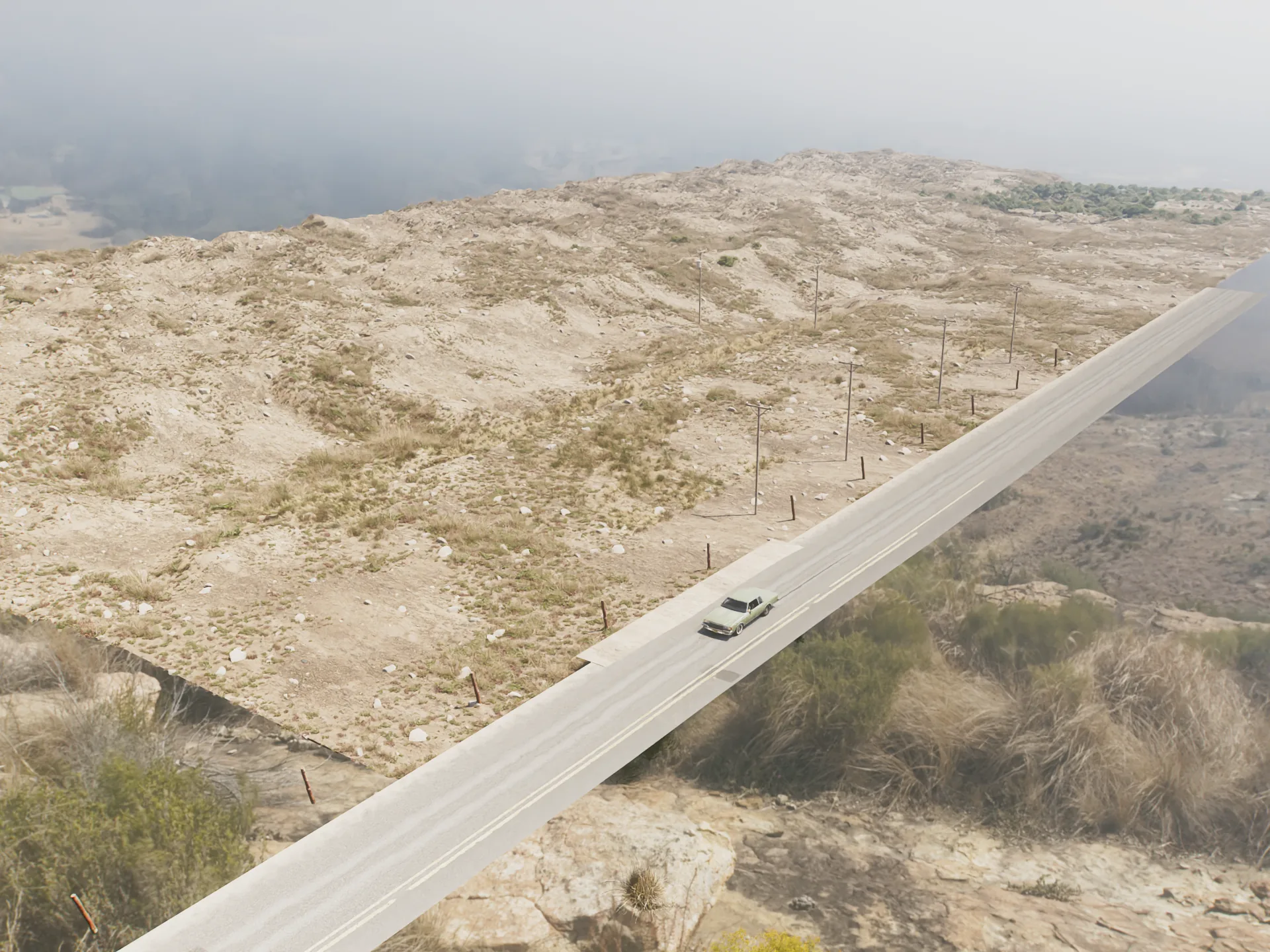 Exploring The Desert With Chevrolet Caprice Classic In 3D - изображение 11
