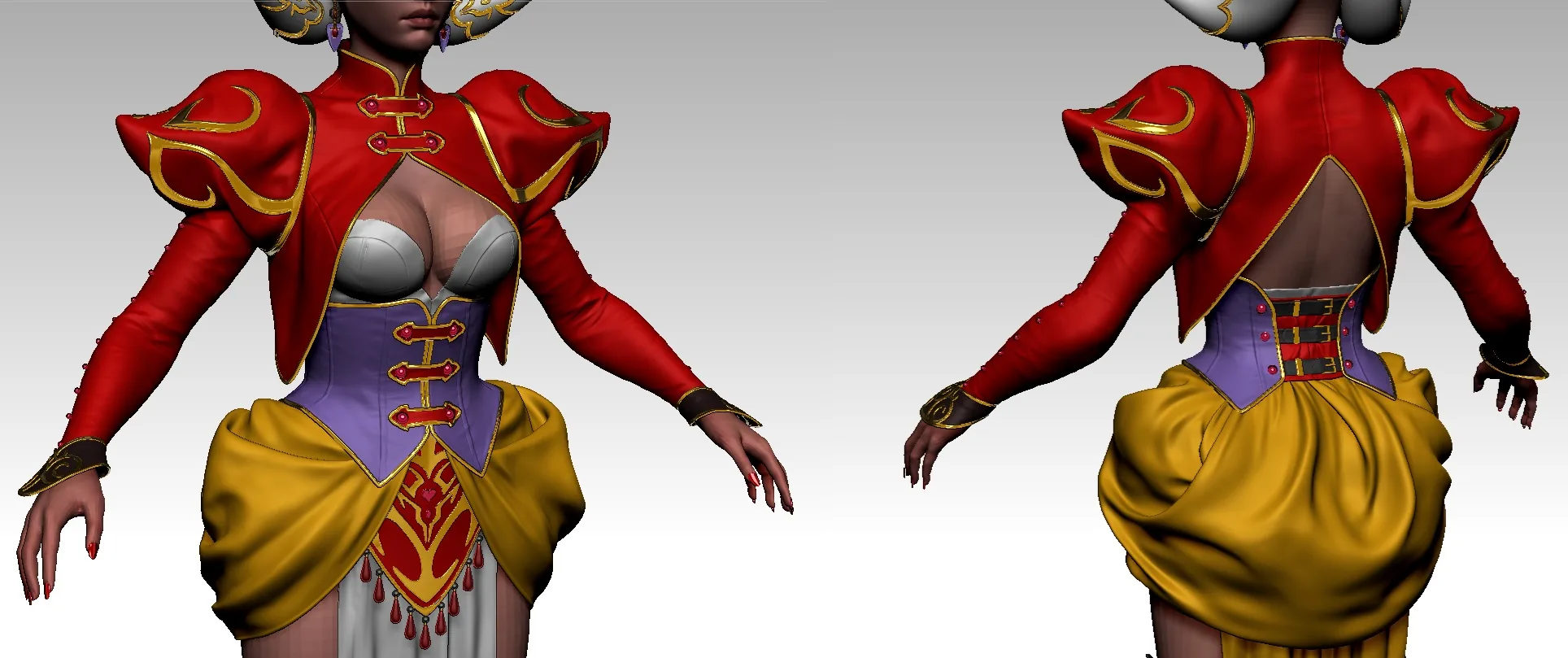 Создание фан-арта Миллиenia из Grandia 2 с использованием ZBrush & Substance 3D — изображение 13