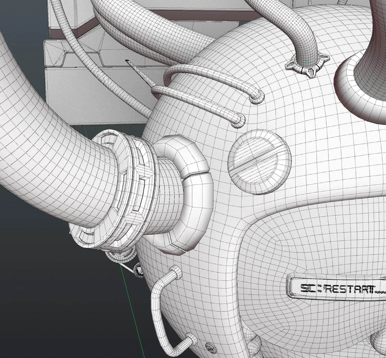Переосмысление 2D-концепции в трёх измерениях с помощью Blender & Substance 3D — изображение 5