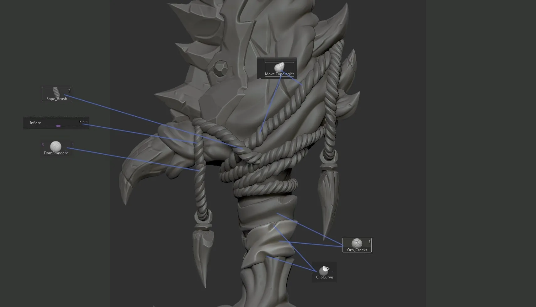 Создание вручную раскрашенного меча в стиле Wayfinder с помощью Substance 3D — изображение 7
