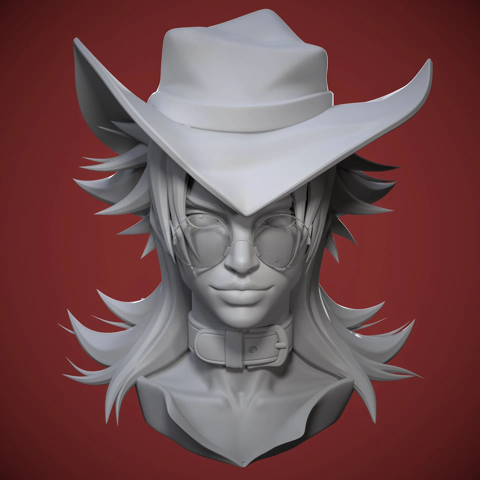 Sculpting Two Expressive Stylized Female Portraits - изображение 1