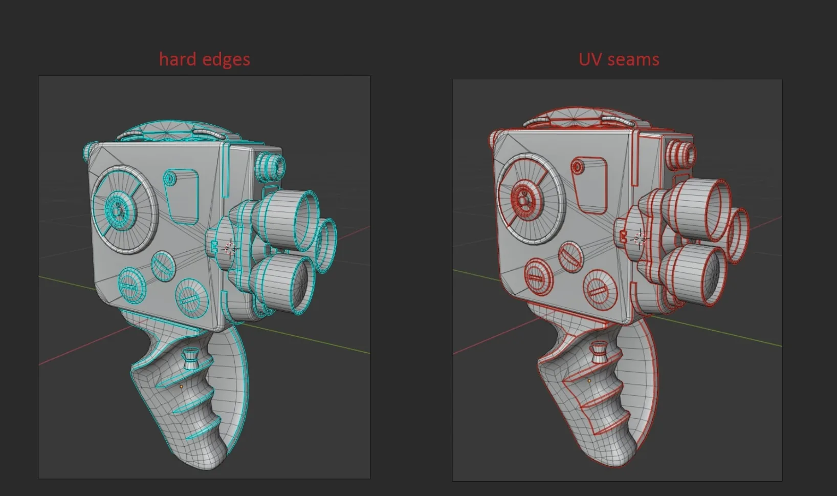 Создание винтажной камеры в Blender и Substance Painter - изображение 6