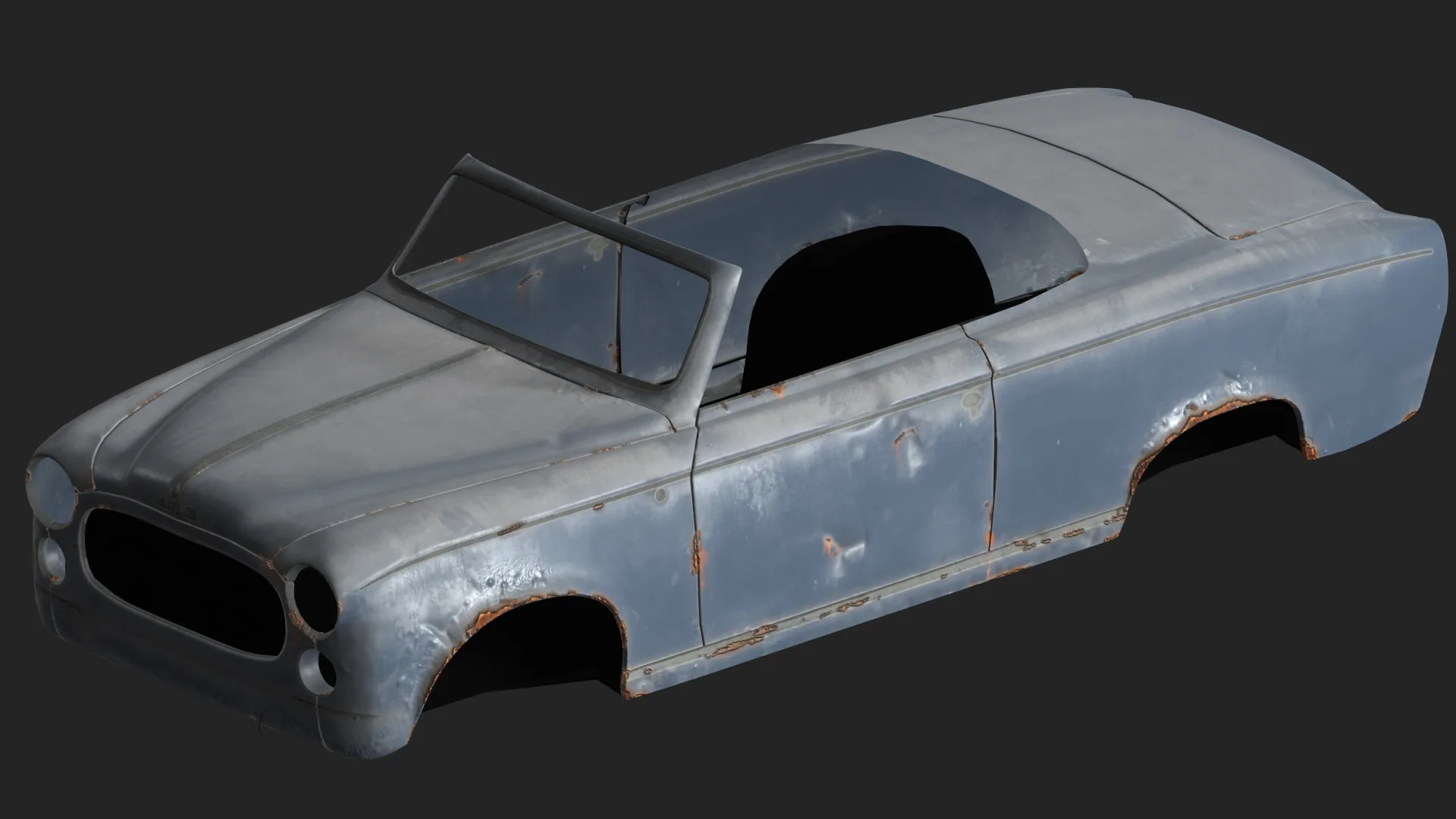 Создание готового к игре Peugeot 403 с использованием Unreal Engine & Substance 3D - изображение 33