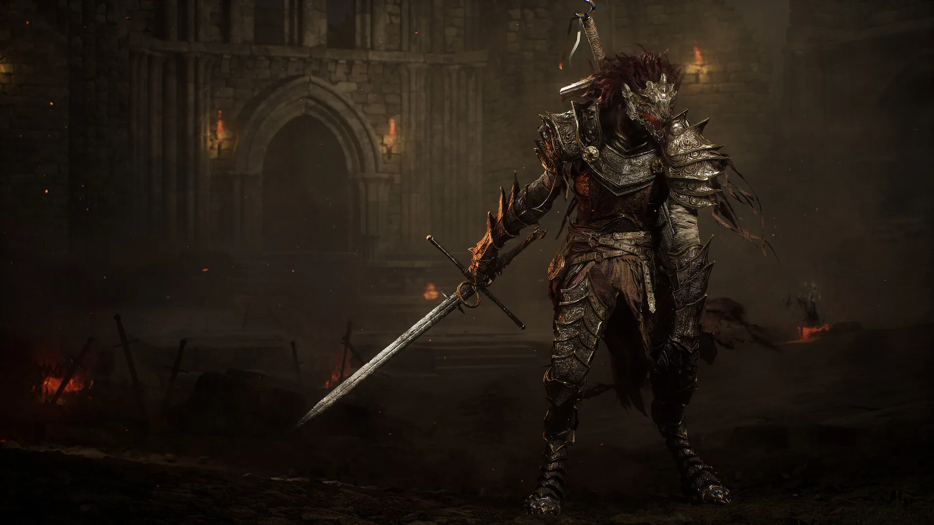 Фантастический рыцарь-оборотень в стиле Elden Ring, созданный с помощью ZBrush и UE5 — изображение 4