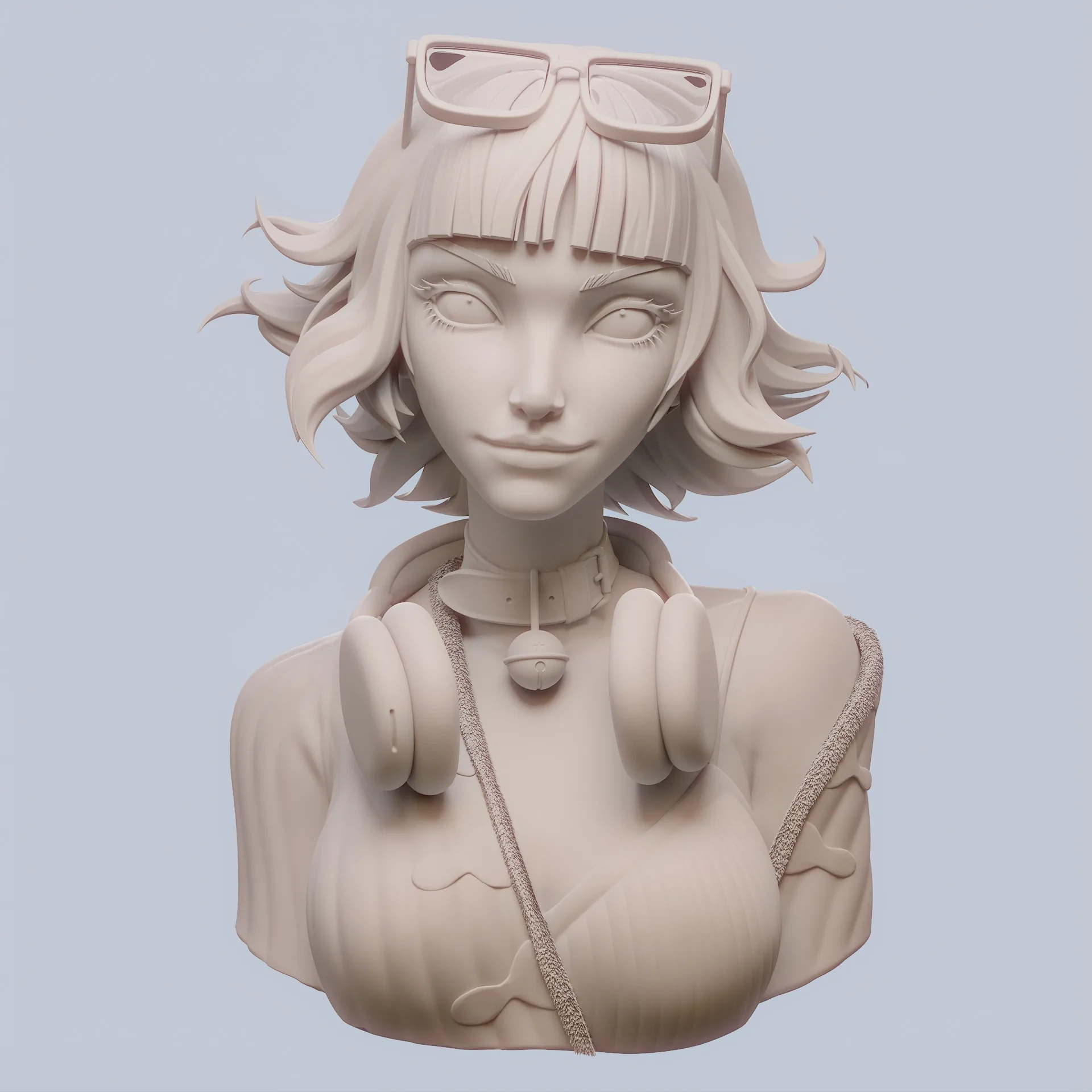 Sculpting Two Expressive Stylized Female Portraits - изображение 2