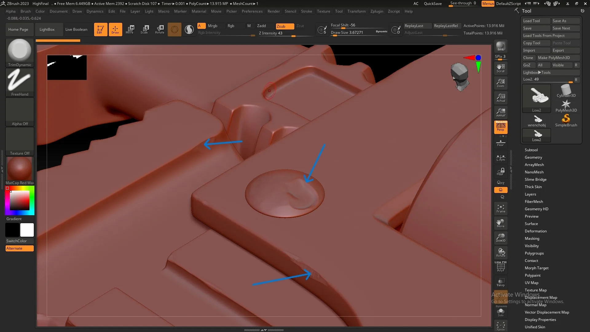 Текстурирование реалистичного металла с ржавчиной с помощью Substance 3D — изображение 7