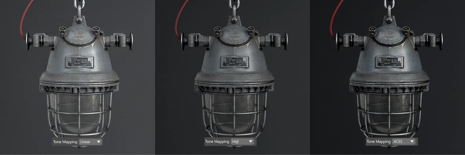 Как создать металлическую лампу с износом с помощью Substance 3D Painter - изображение 18