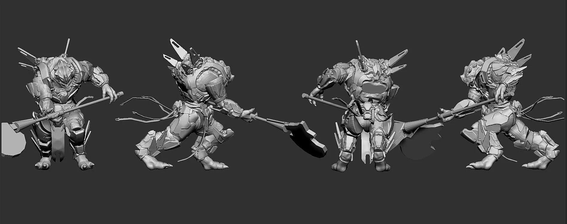 Сочетание рабочего процесса Skin и Hard-Surface в ZBrush и инструментах Substance - изображение 8