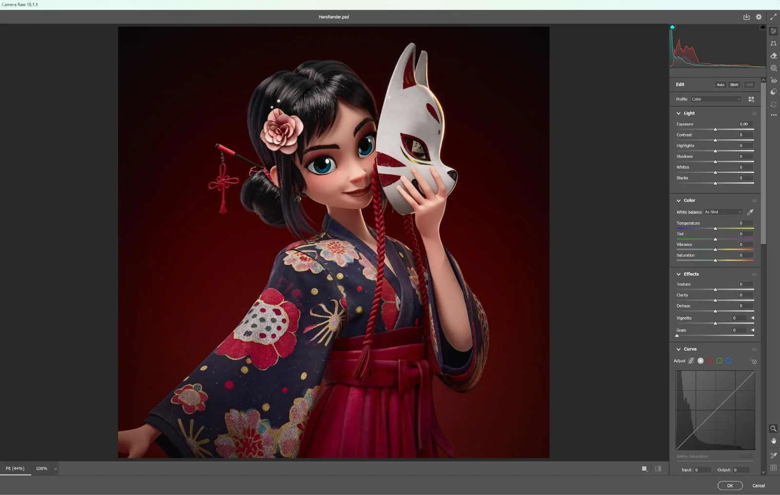 Создание стилизованного персонажа в кимоно с помощью ZBrush и Marvelous Designer — изображение 13