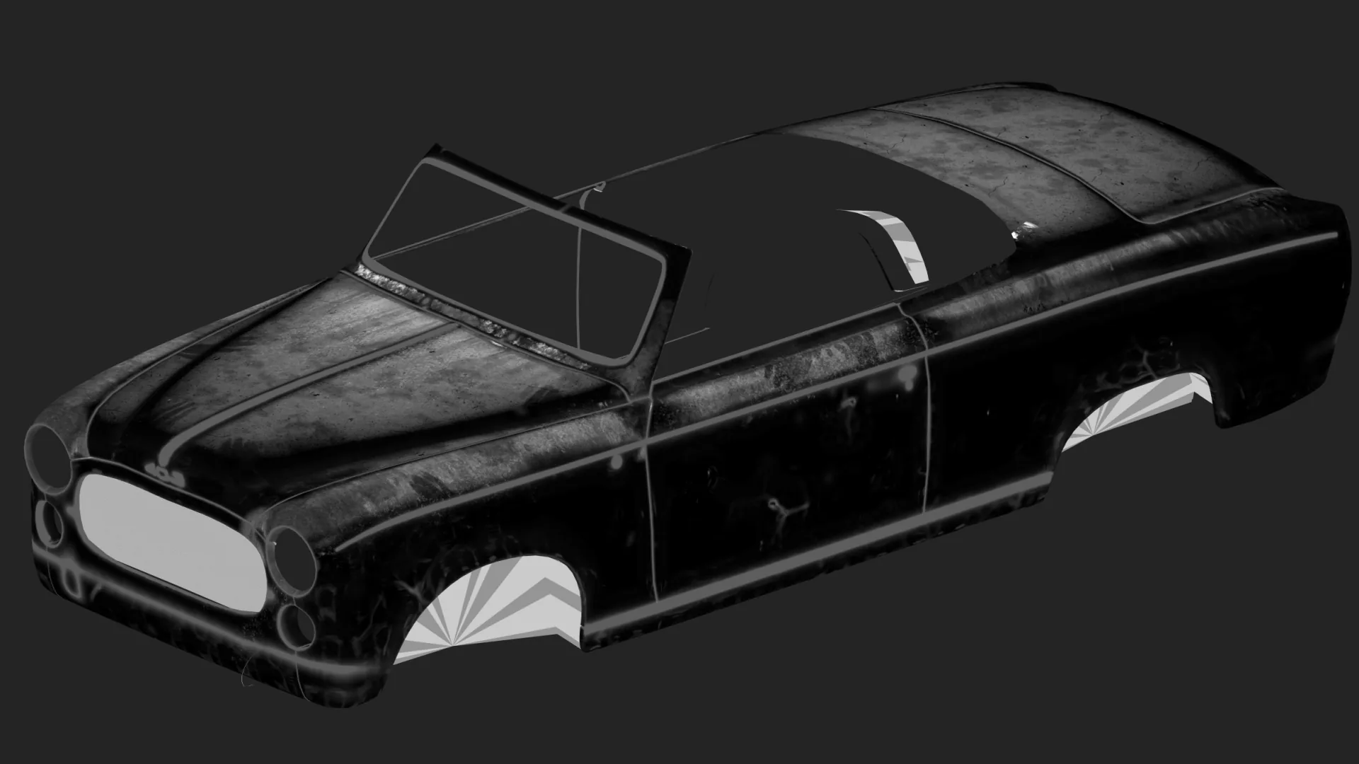 Создание готового к игре Peugeot 403 с использованием Unreal Engine & Substance 3D - изображение 34