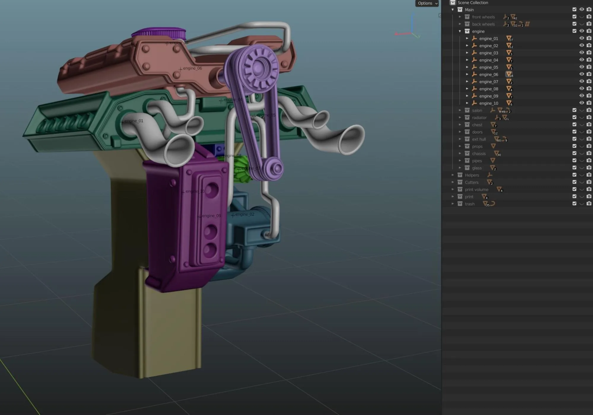 Создание Coupris Kineema из Disco Elysium с помощью Blender и Substance - изображение 6