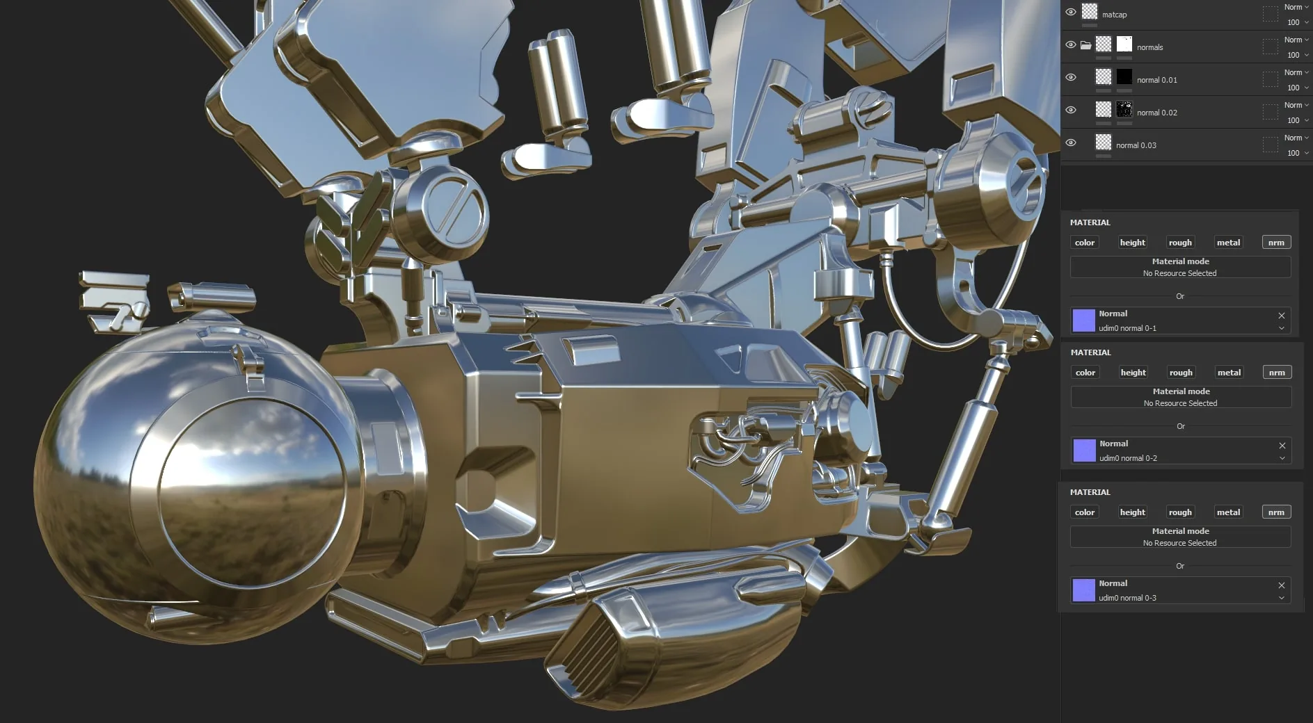 Создание механического ленивца в Blender и Substance 3D Painter - изображение 8