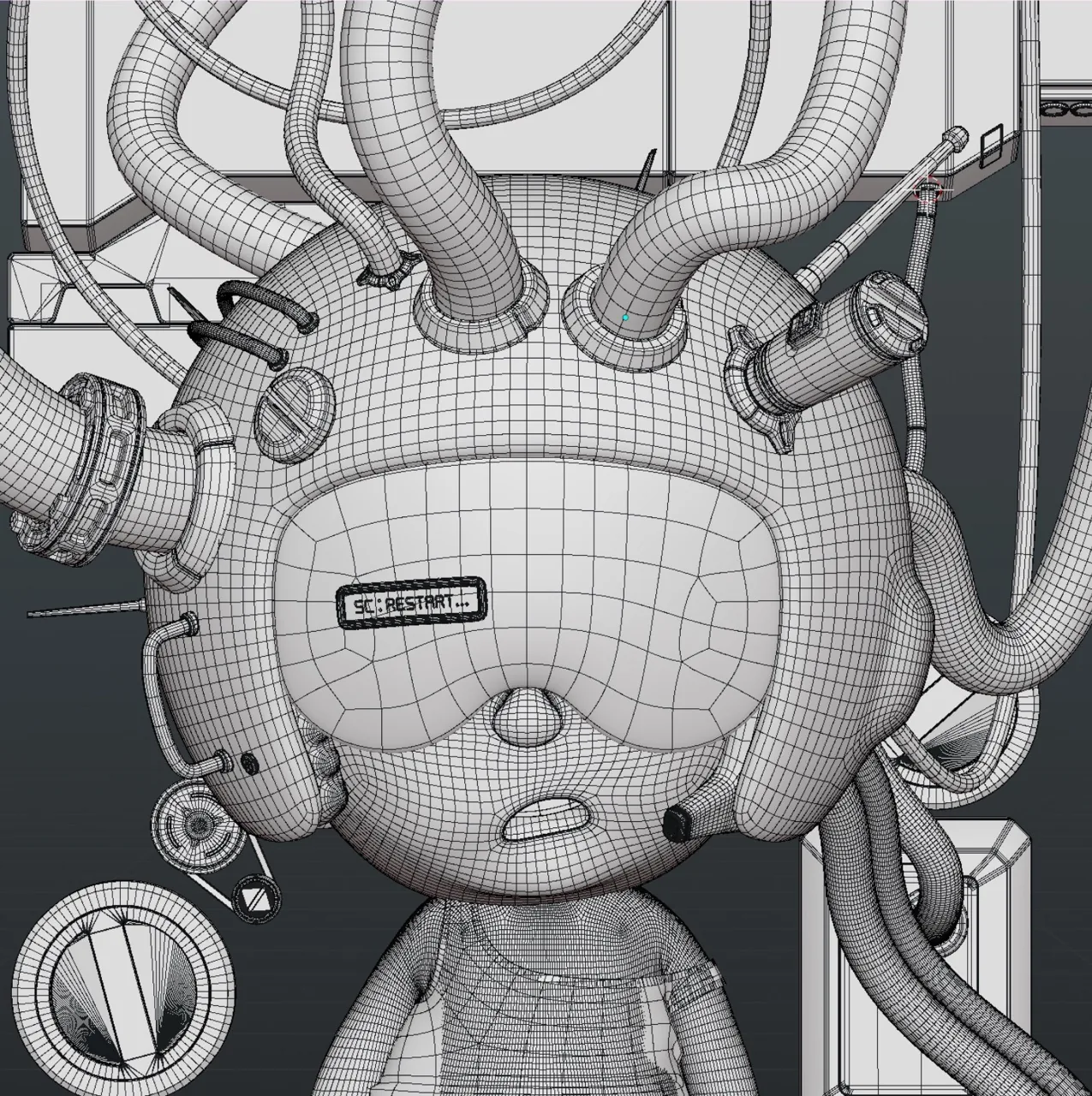 Переосмысление 2D-концепции в трёх измерениях с помощью Blender & Substance 3D — изображение 9