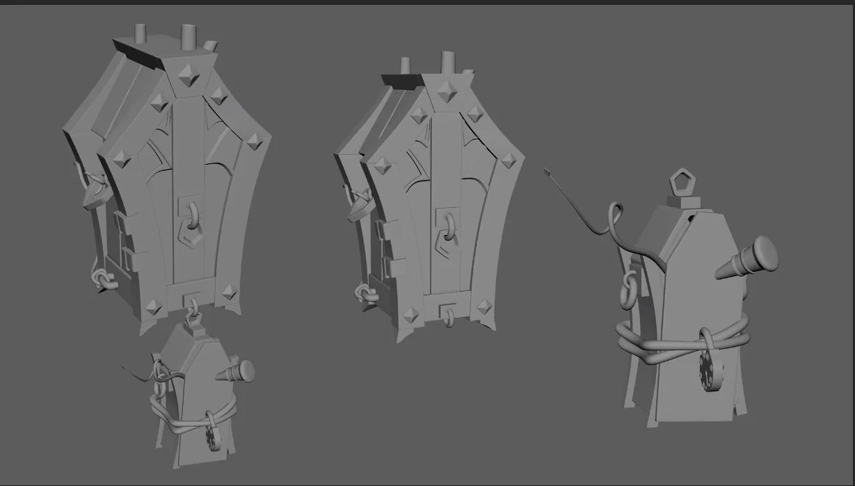 How to Turn the Concept of a Coffin into a Stylized and Detailed 3D Prop - изображение 6