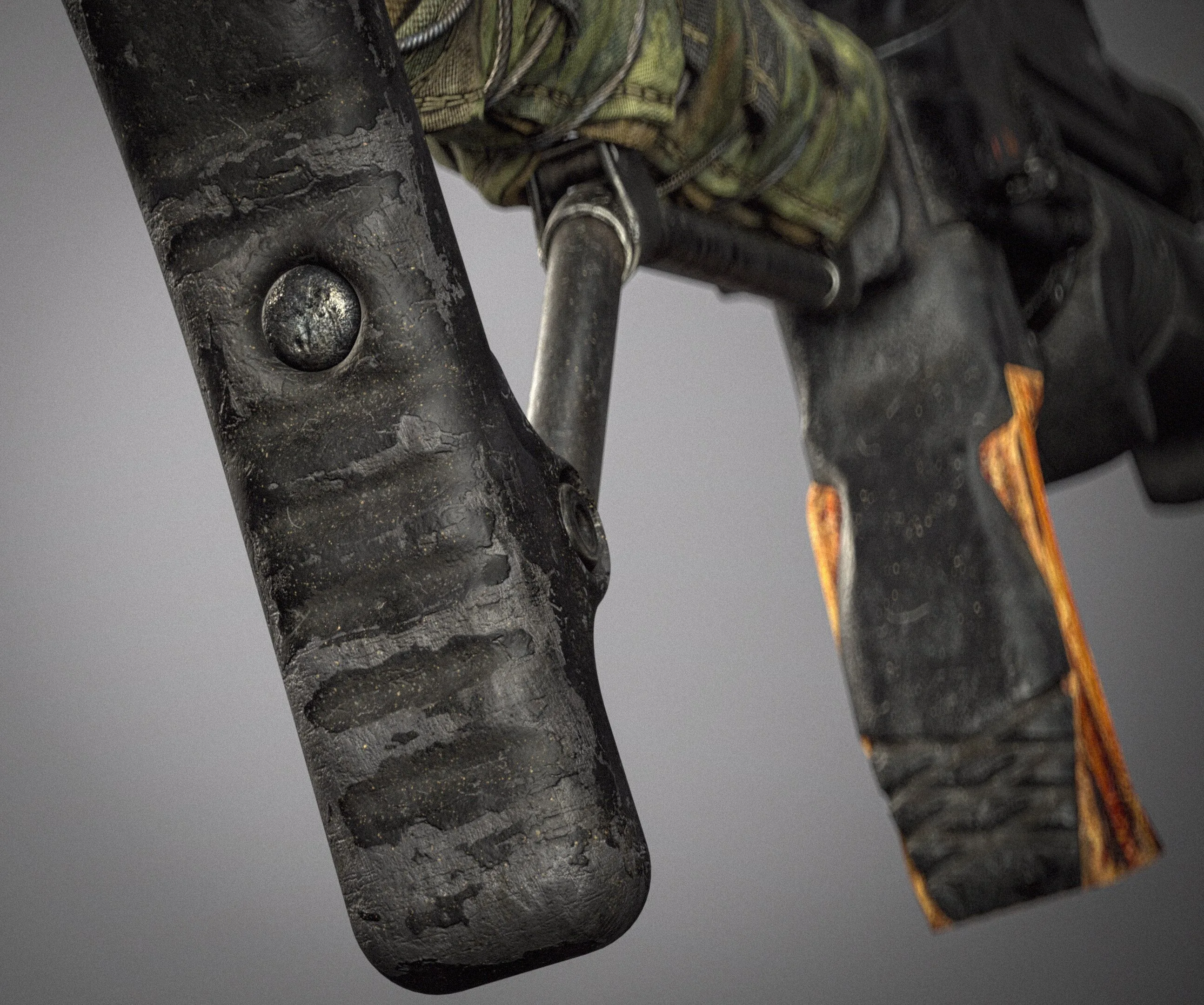 Создание состаренного оружия с реалистичным текстурированием с помощью ZBrush & Substance 3D — изображение 24