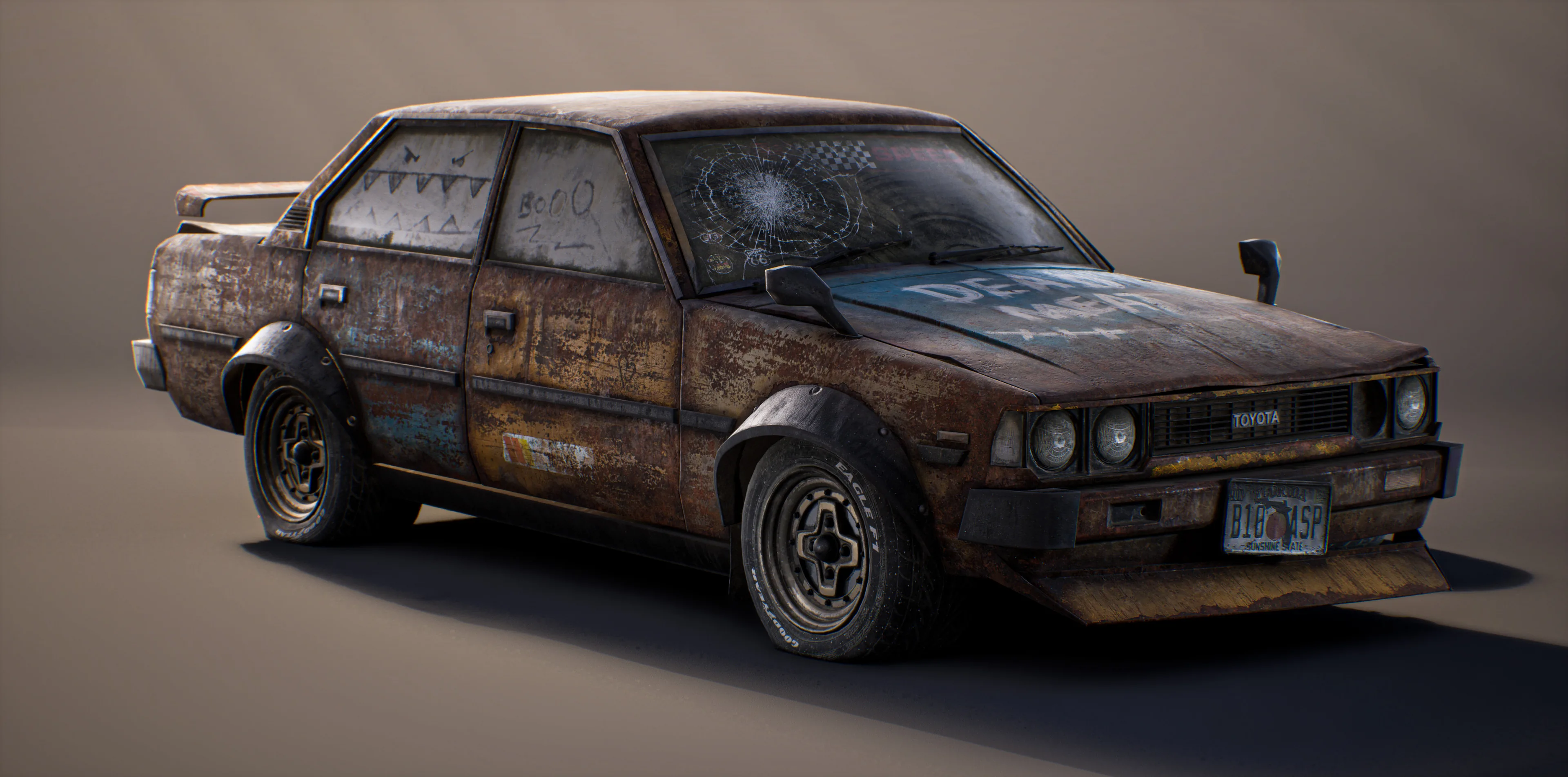 Telling the Story of Abandoned Toyota Corolla E70 in 3D - изображение 1