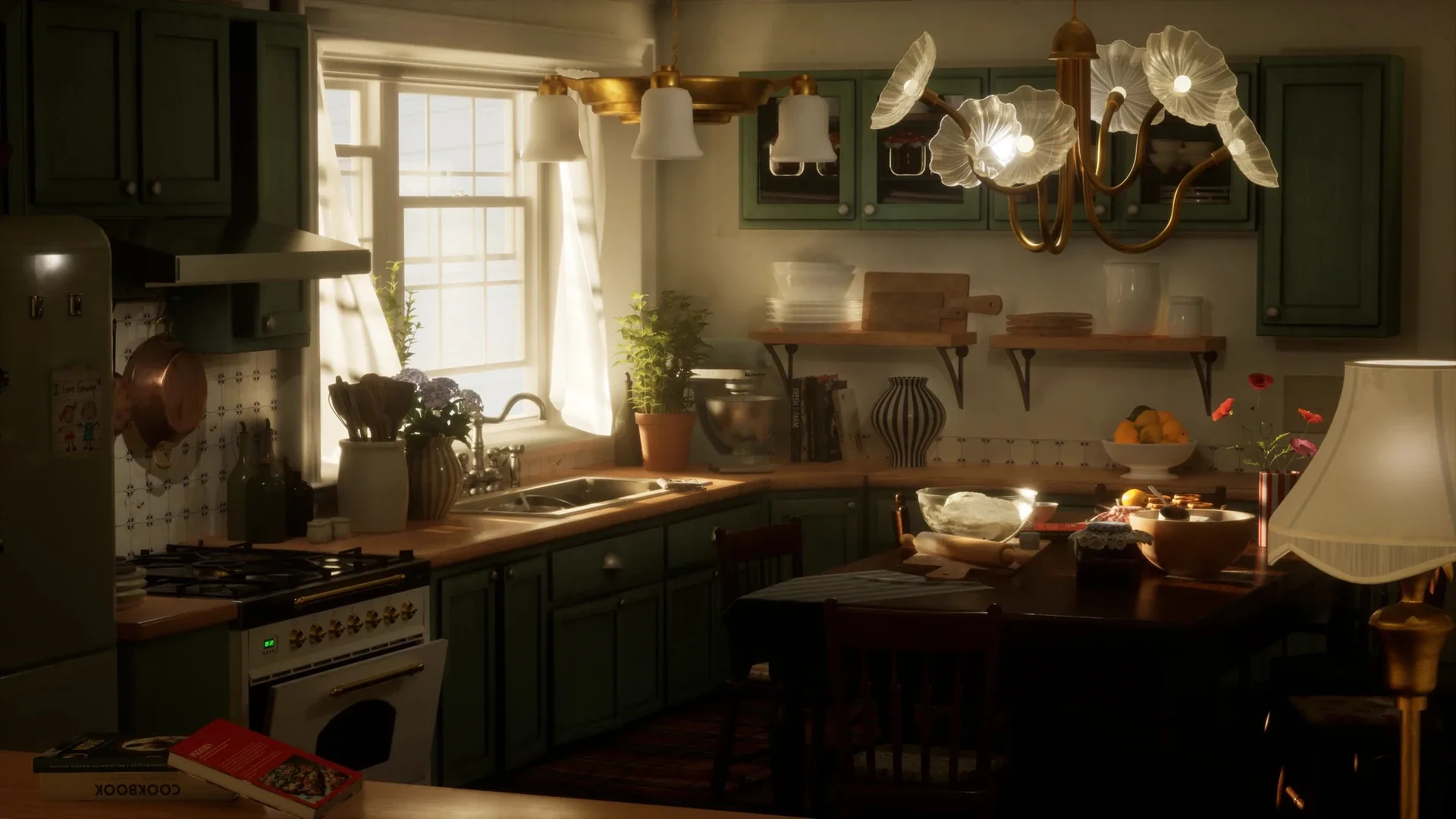 Посмотрите эту уютную кухню бабушки в 3D-сцене, созданной с помощью Unreal Engine - изображение 1