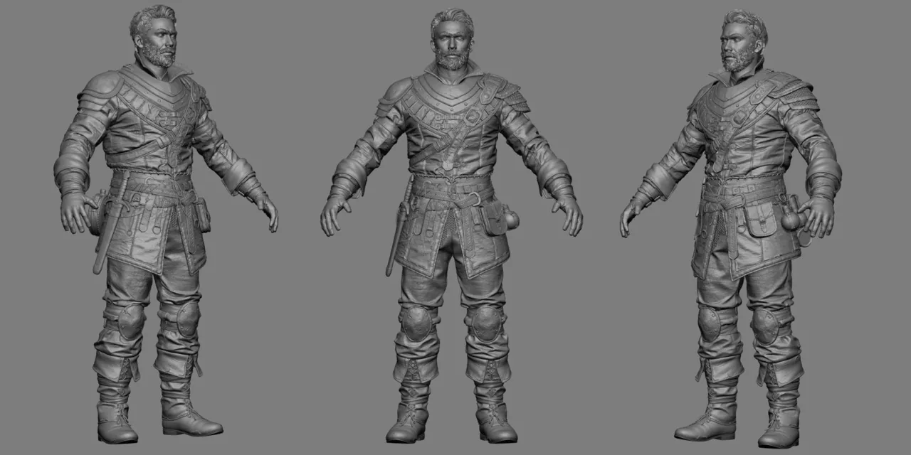 Как создать готового к игре средневекового персонажа в 3D - изображение 15