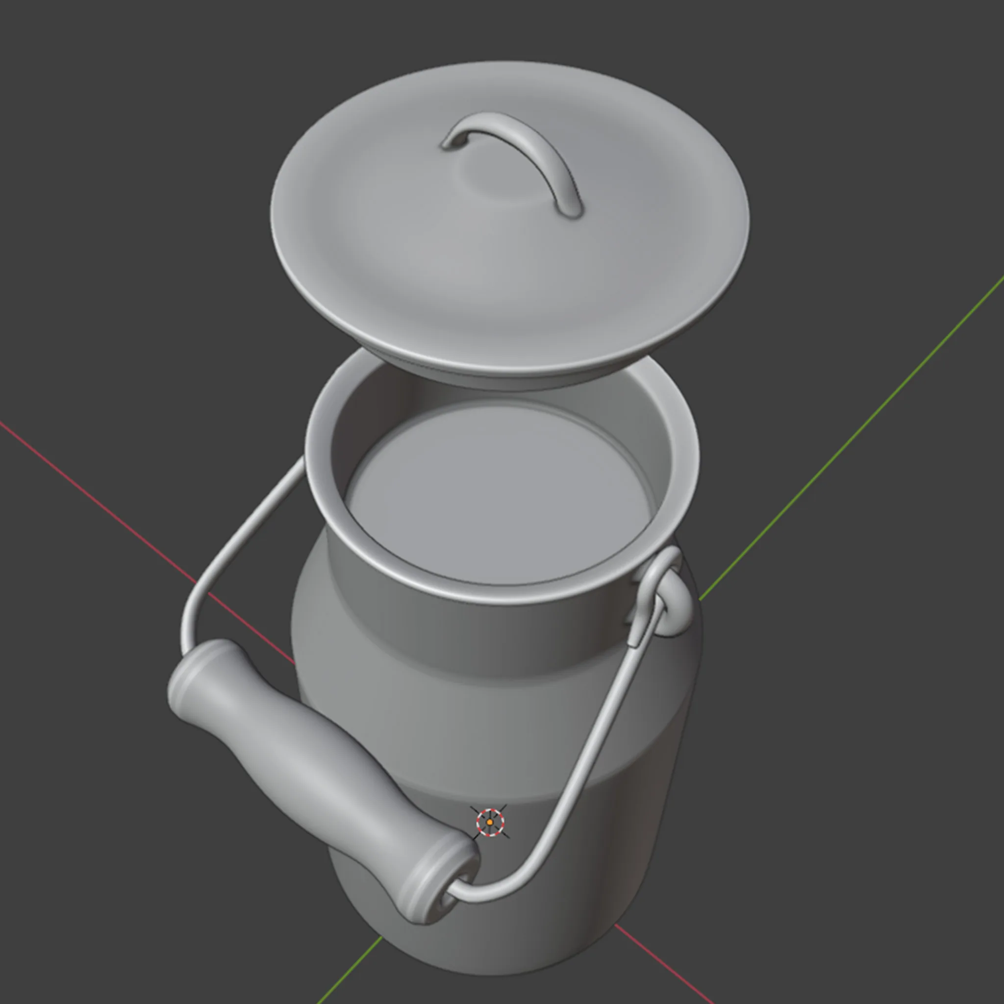 Оживление винтажной советской молочной банки в Blender — изображение 8