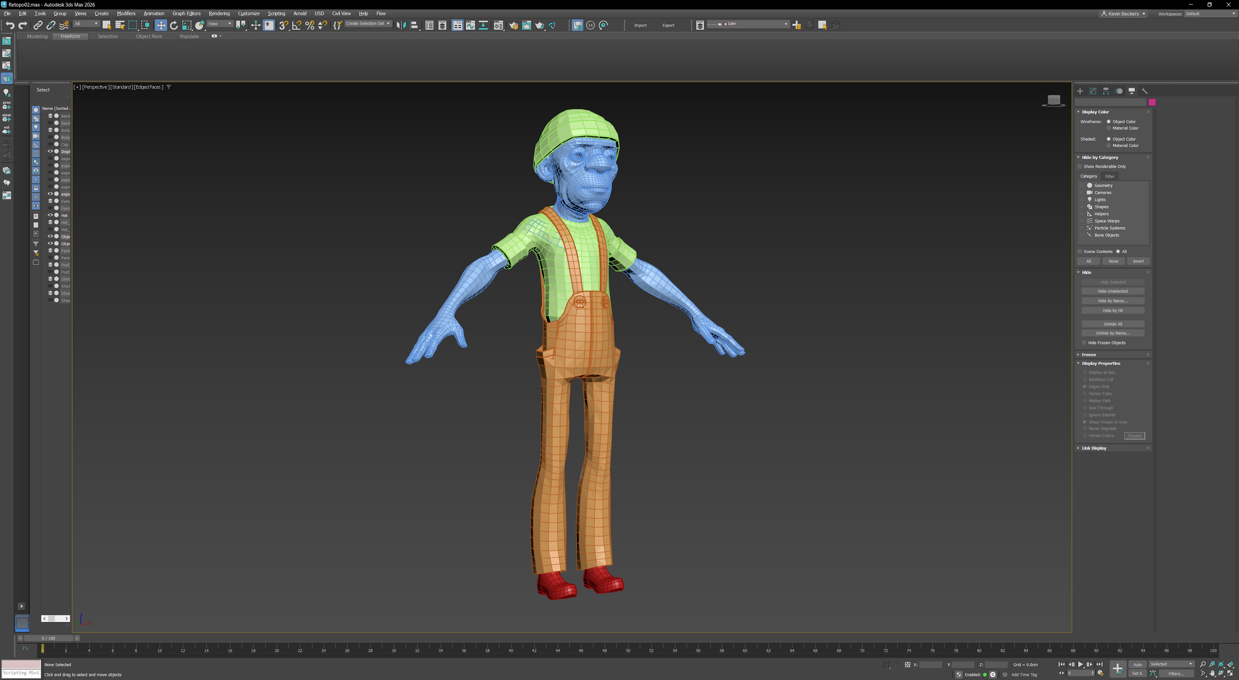 Modeling and Texturing a Funny Sculpt of a Man and a Cute Anglerfish - изображение 5