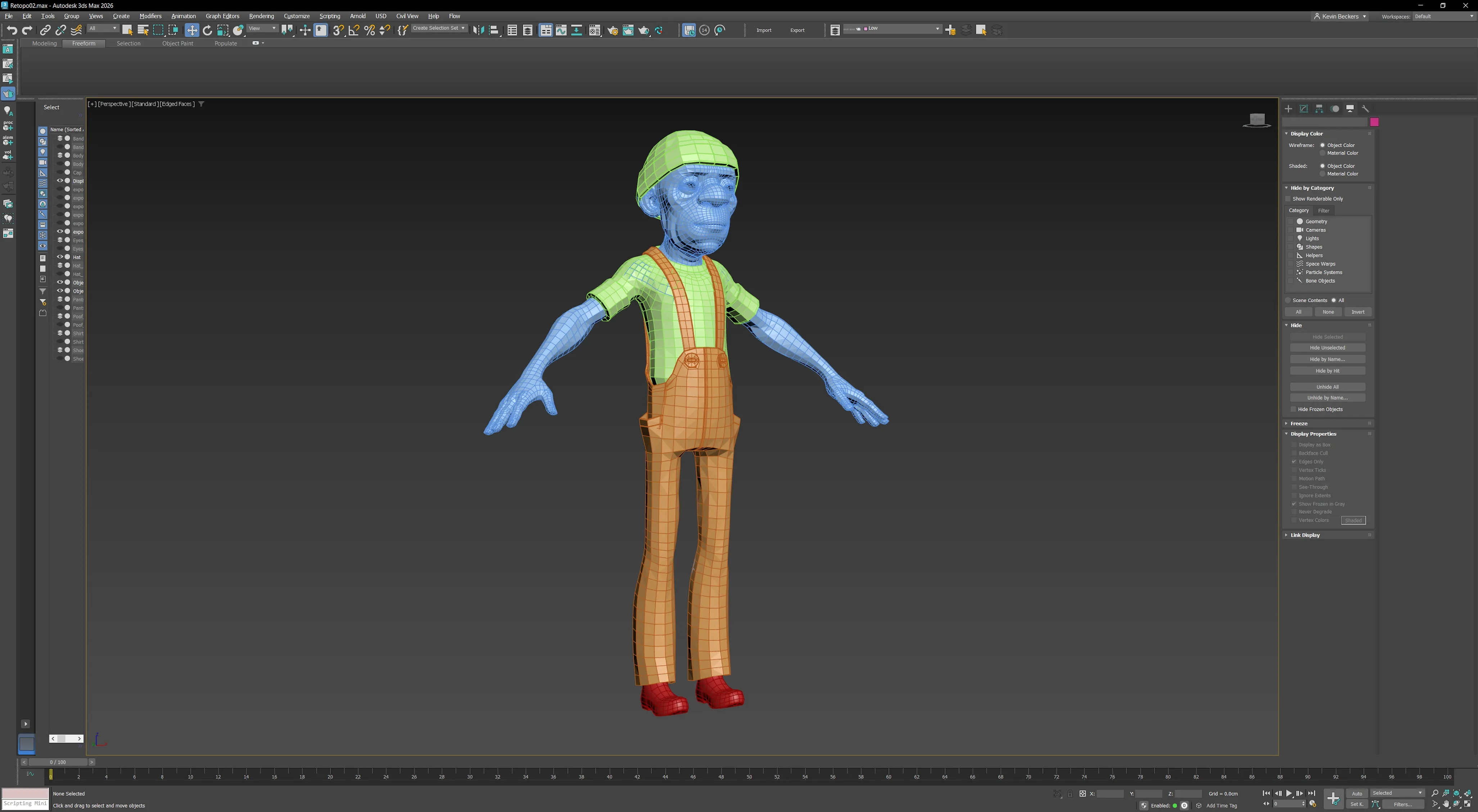 Modeling and Texturing a Funny Sculpt of a Man and a Cute Anglerfish - изображение 5