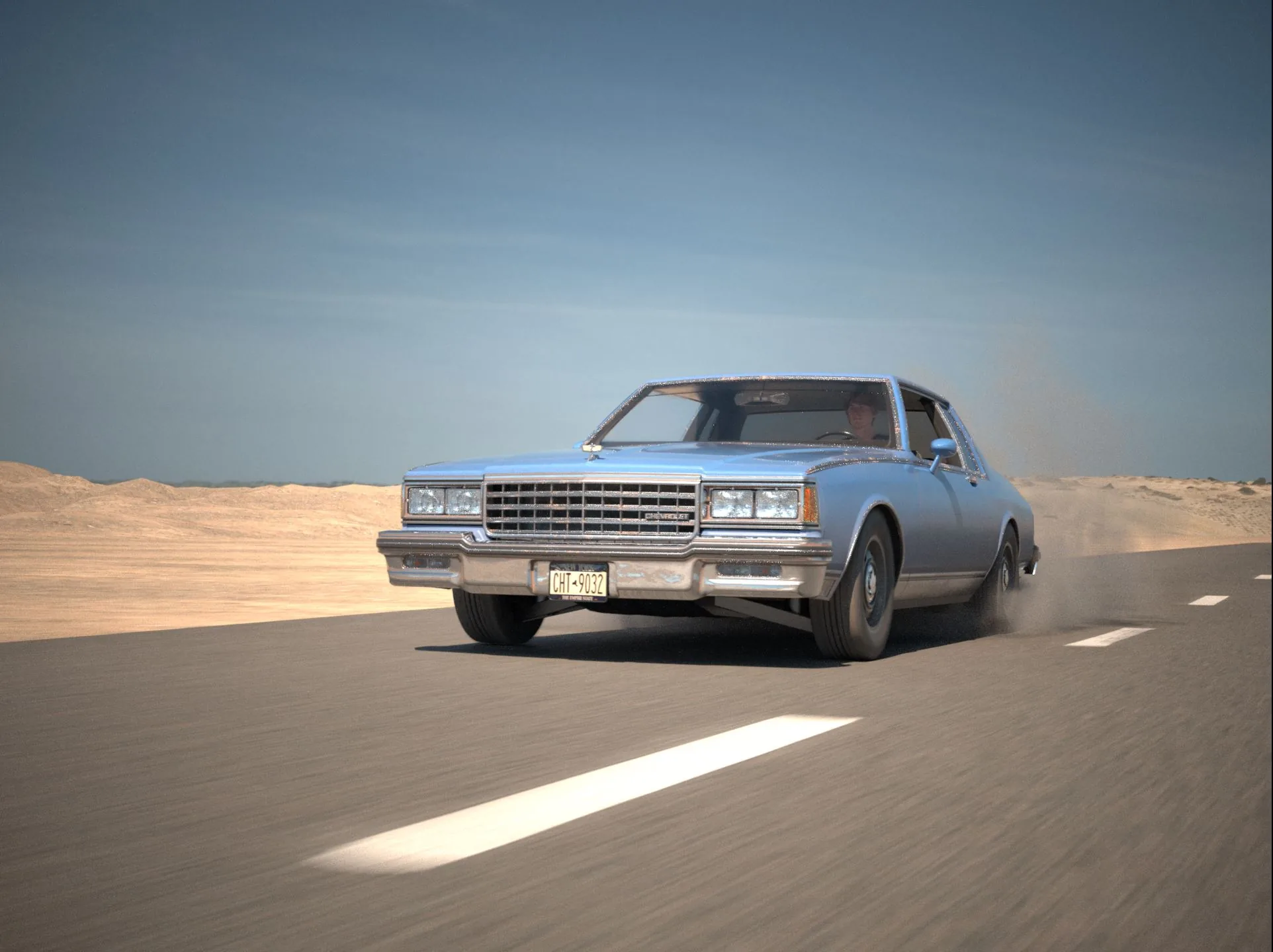 Исследование пустыни с Chevrolet Caprice Classic в 3D — изображение 7