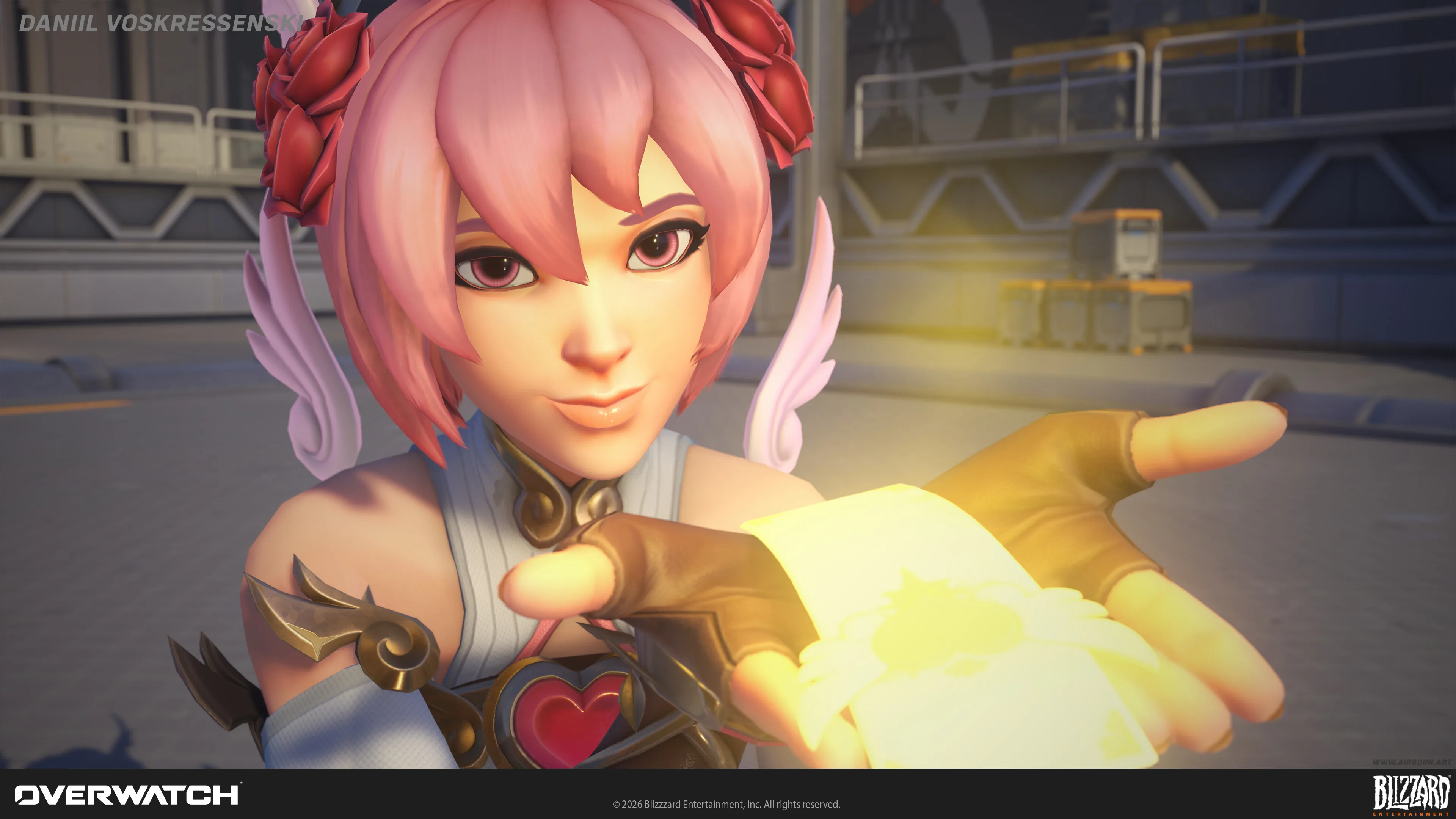 3D Character Artist Shares His Work for the Kiriko Cupid Character Skin in Overwatch — изображение 5