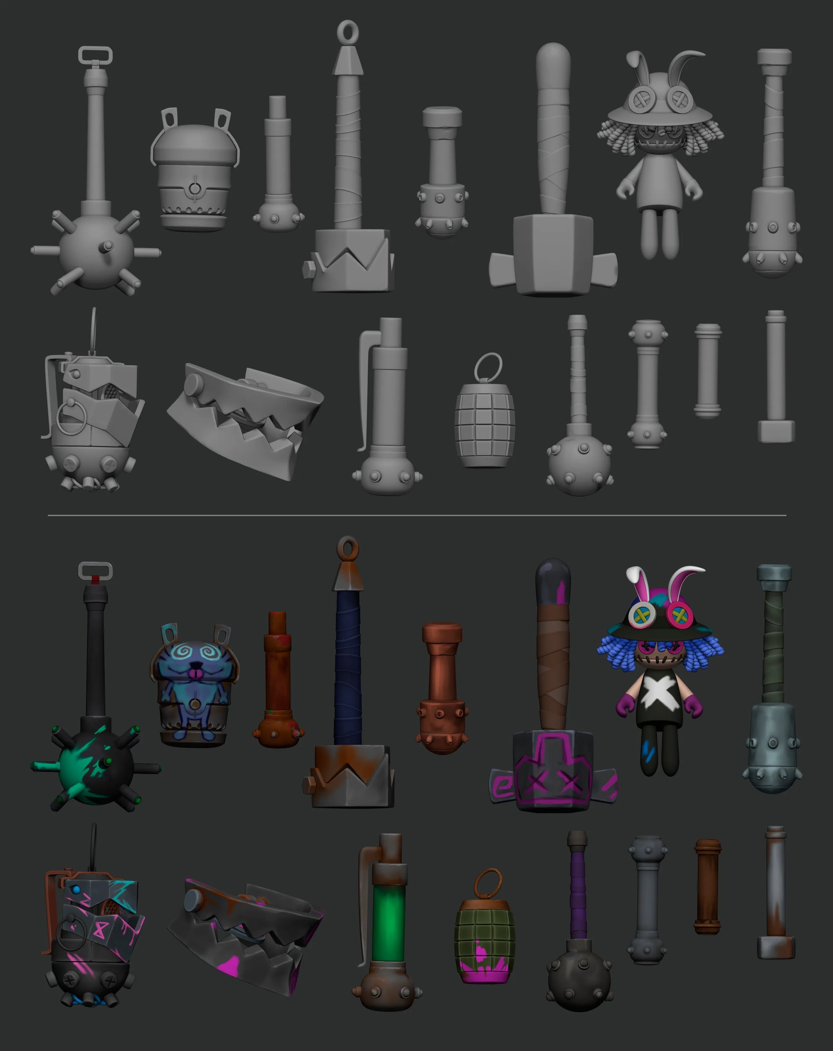 How to Model & Texture Jinx from Arcane with ZBrush - изображение 8
