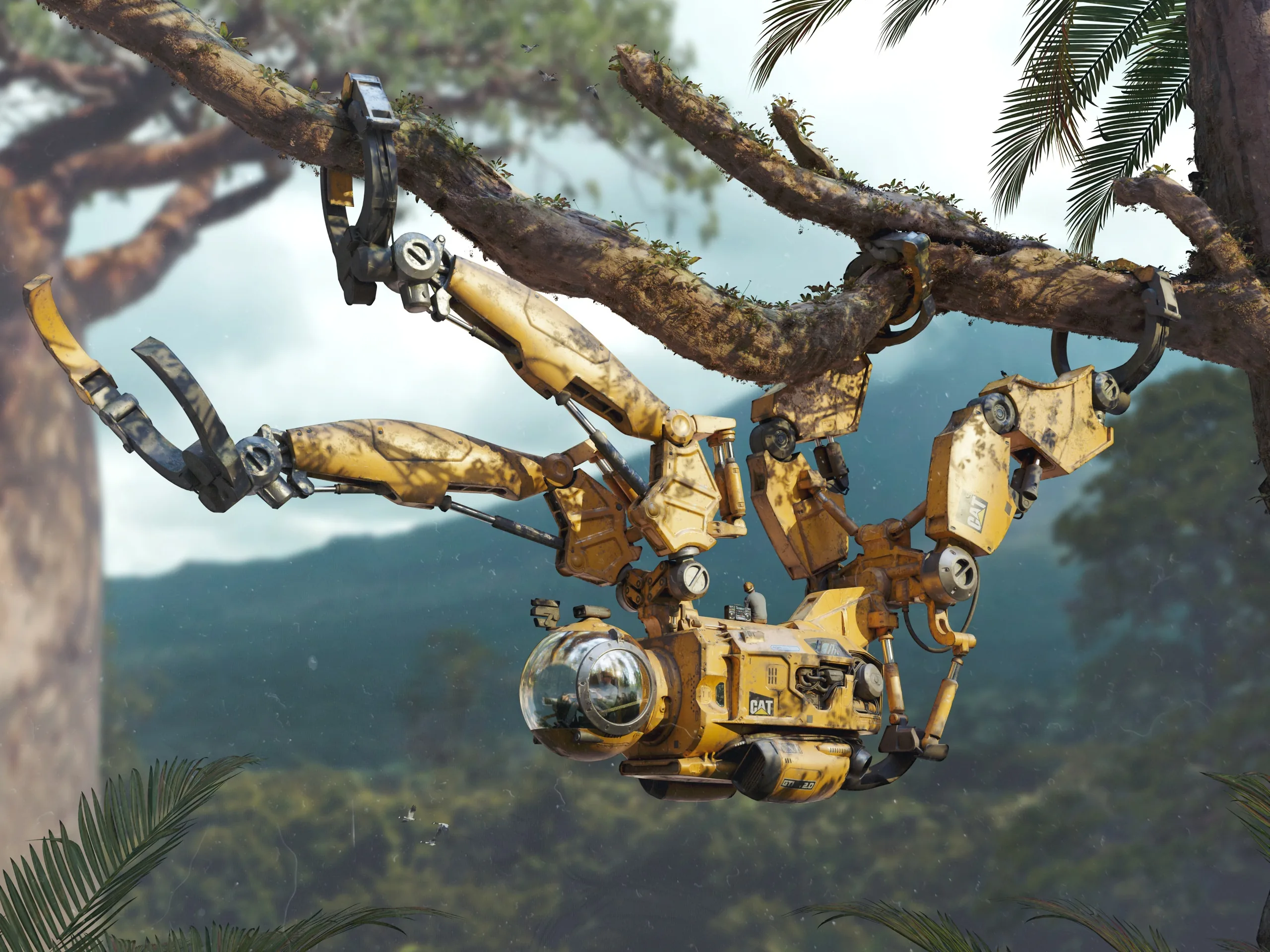 Создание механического ленивца в Blender и Substance 3D Painter - изображение 14