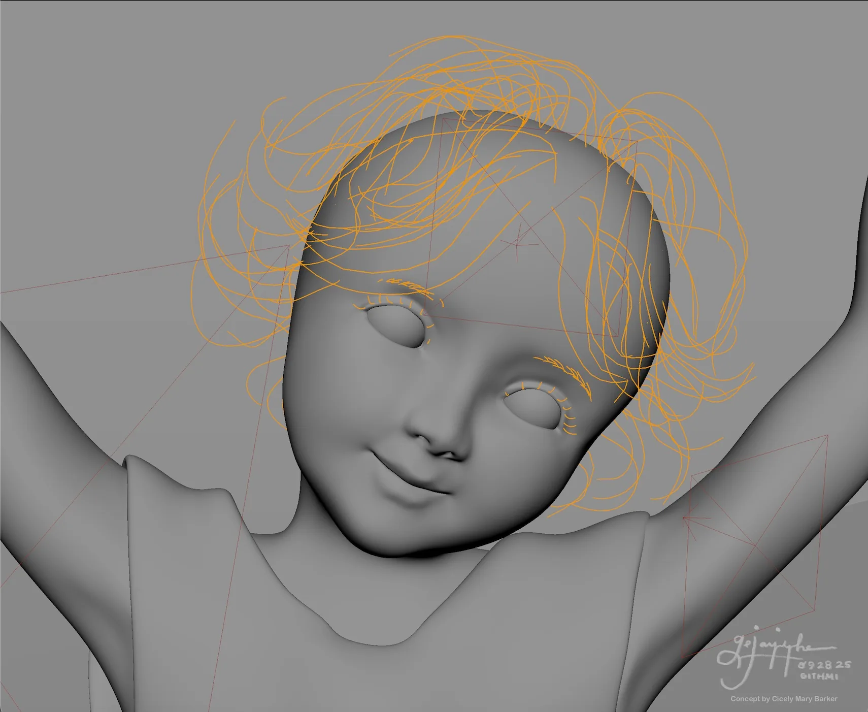 Превращение иллюстрации из сказочной книги в 3D-персонажа — изображение 5