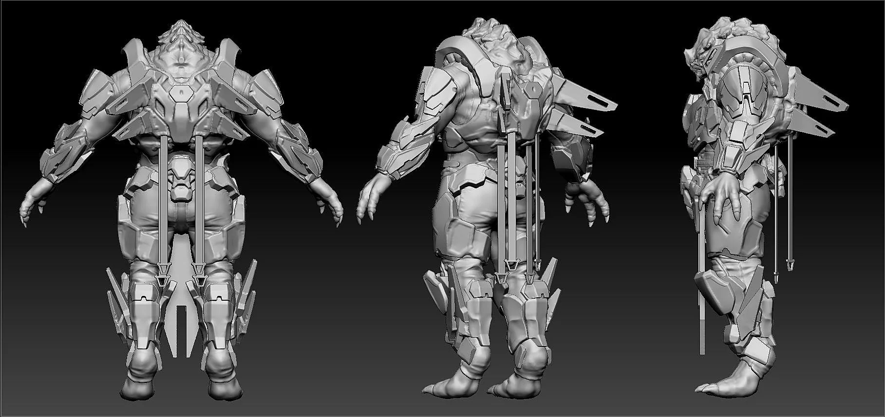Сочетание рабочего процесса Skin и Hard-Surface в ZBrush и инструментах Substance - изображение 4
