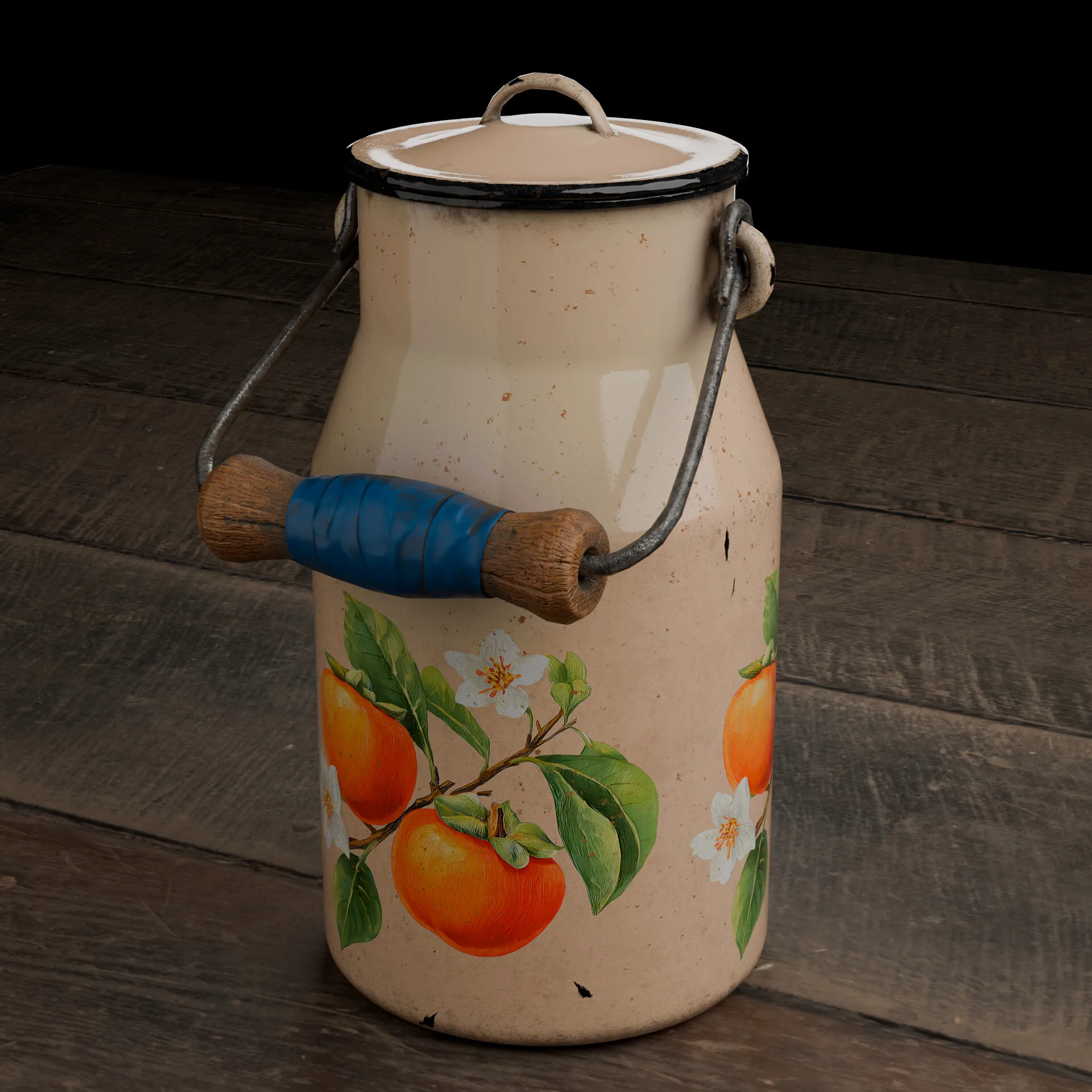 Оживление винтажной советской молочной банки в Blender — изображение 1