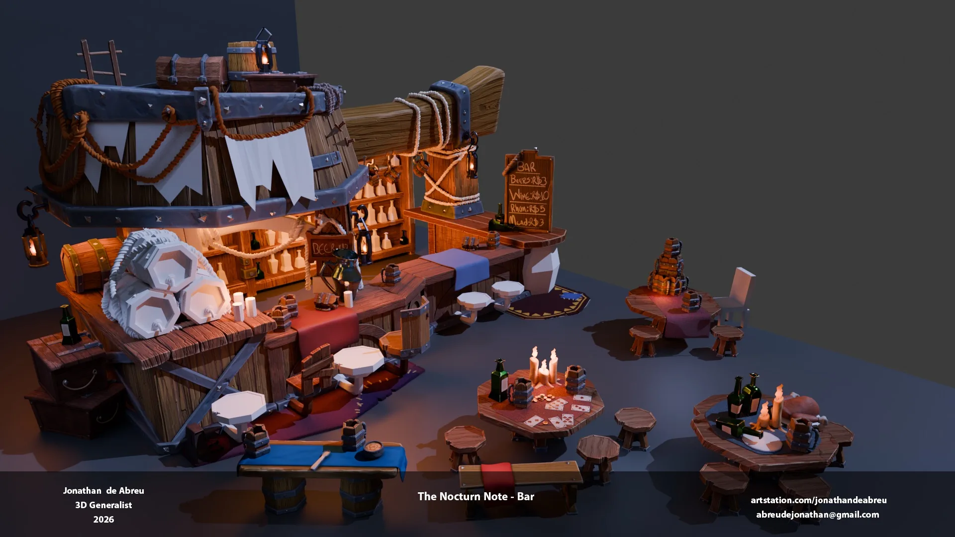 Как моделировать и текстурировать таверну с помощью Substance 3D Painter и Blender - изображение 6