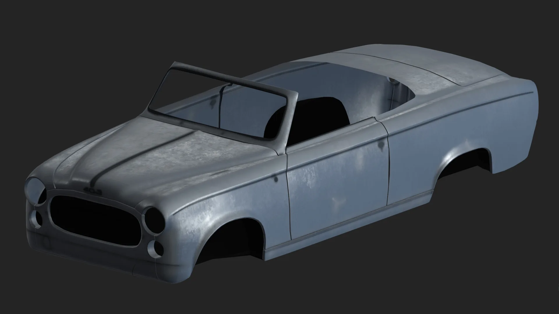Создание готовой к игре модели Peugeot 403 с использованием Unreal Engine и Substance 3D - изображение 20