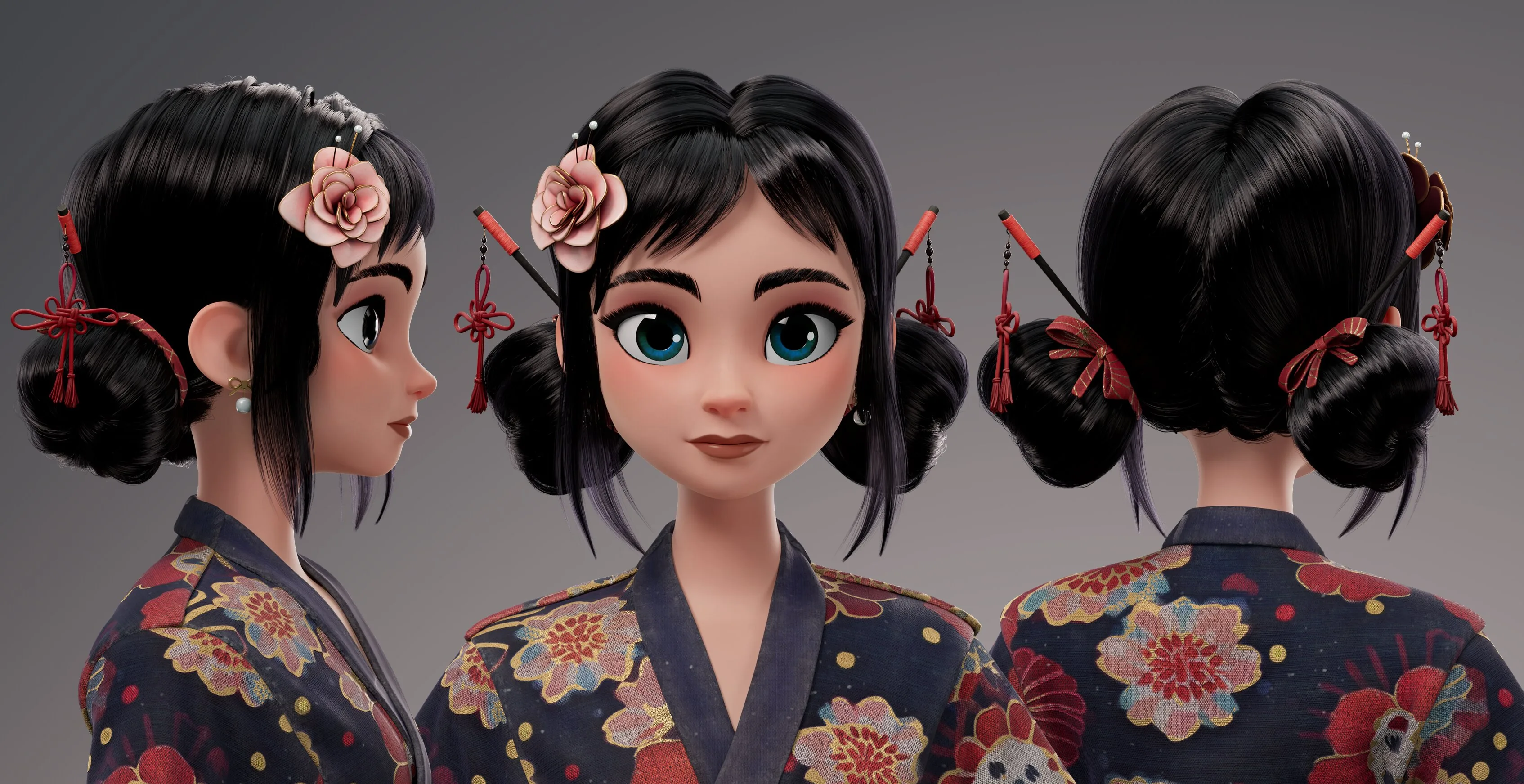 Создание стилизованного персонажа в кимоно с помощью ZBrush и Marvelous Designer — изображение 8