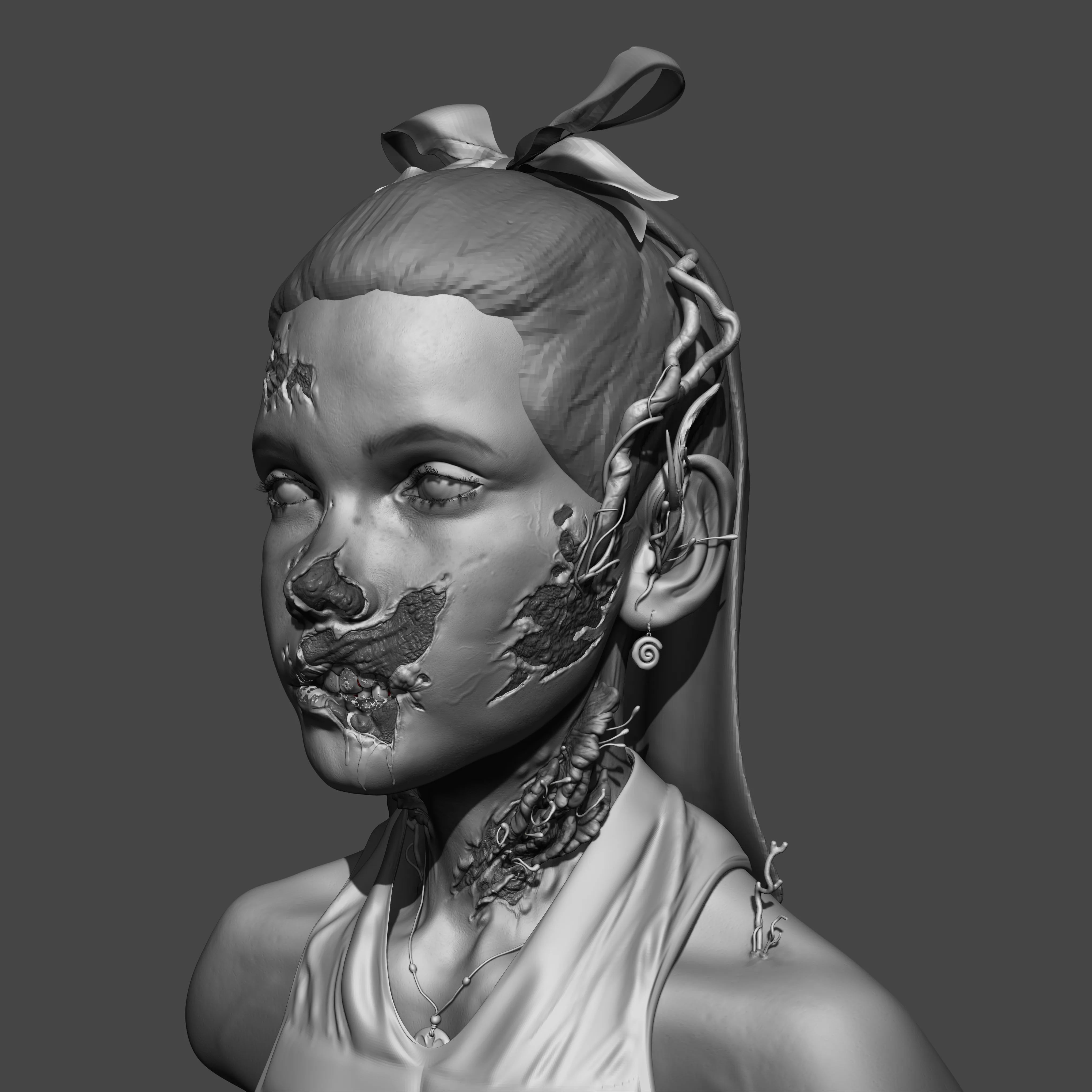 Создание персонажа Зомби-чирлидер с помощью ZBrush и Substance 3D — изображение 8
