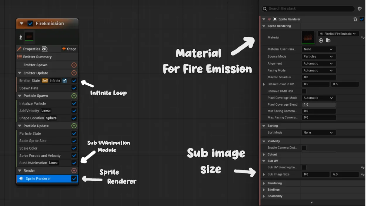 Как спроектировать и анимировать эффект огненного шара в Unreal Engine 5 - изображение 13