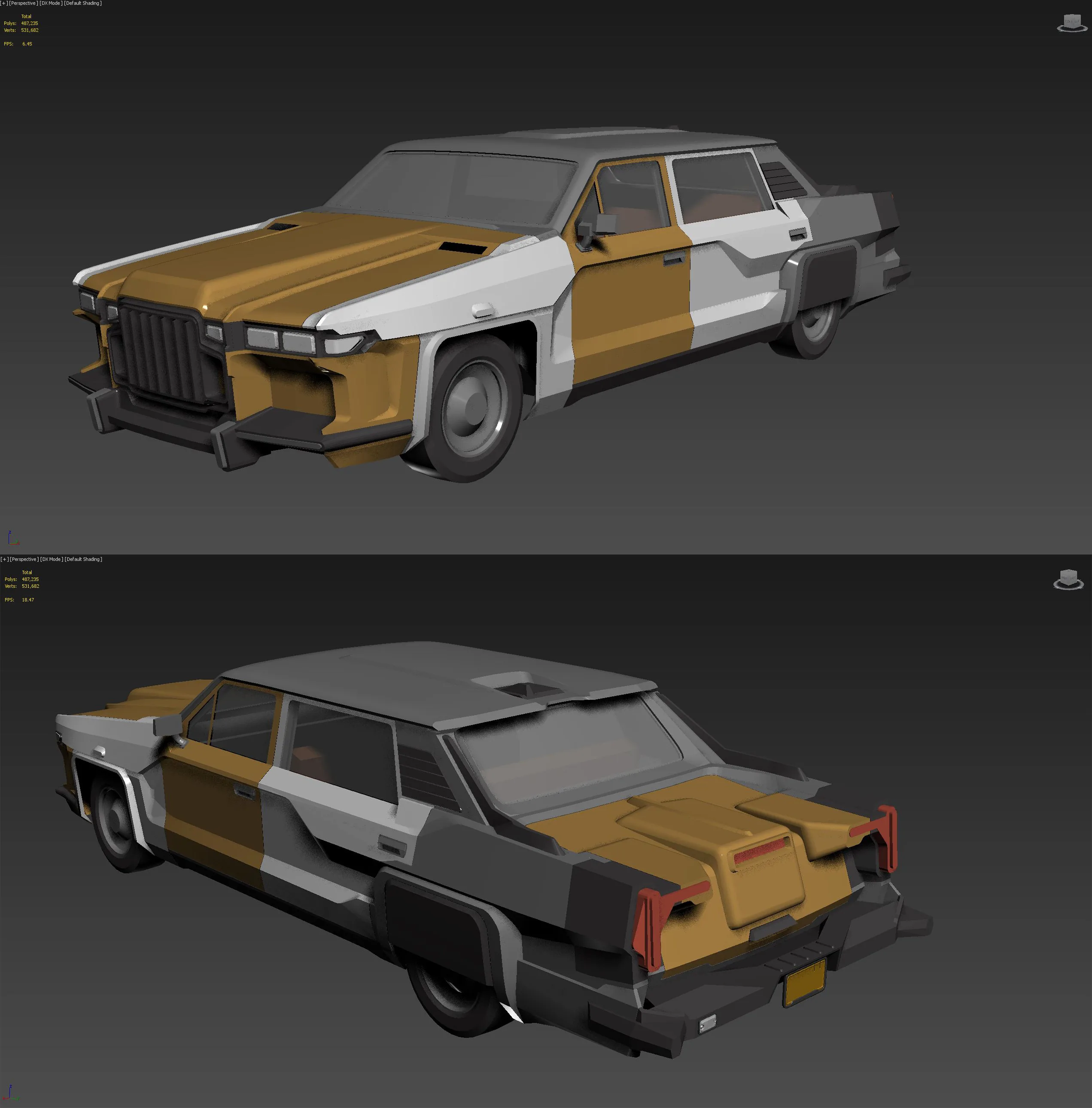 Создание 3D-автомобиля, похожего на седан, с использованием Unreal Engine 5 — изображение 4