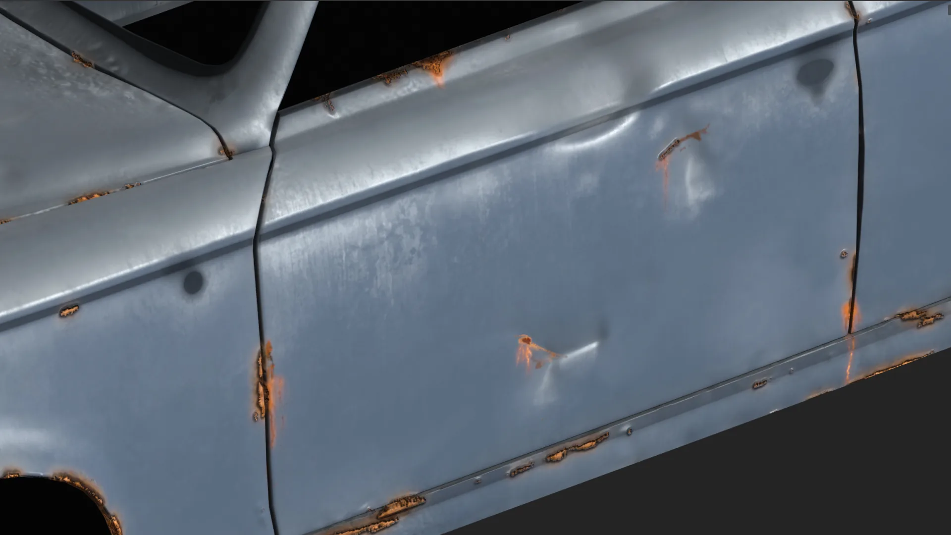 Создание готового к игре Peugeot 403 с использованием Unreal Engine & Substance 3D - изображение 32