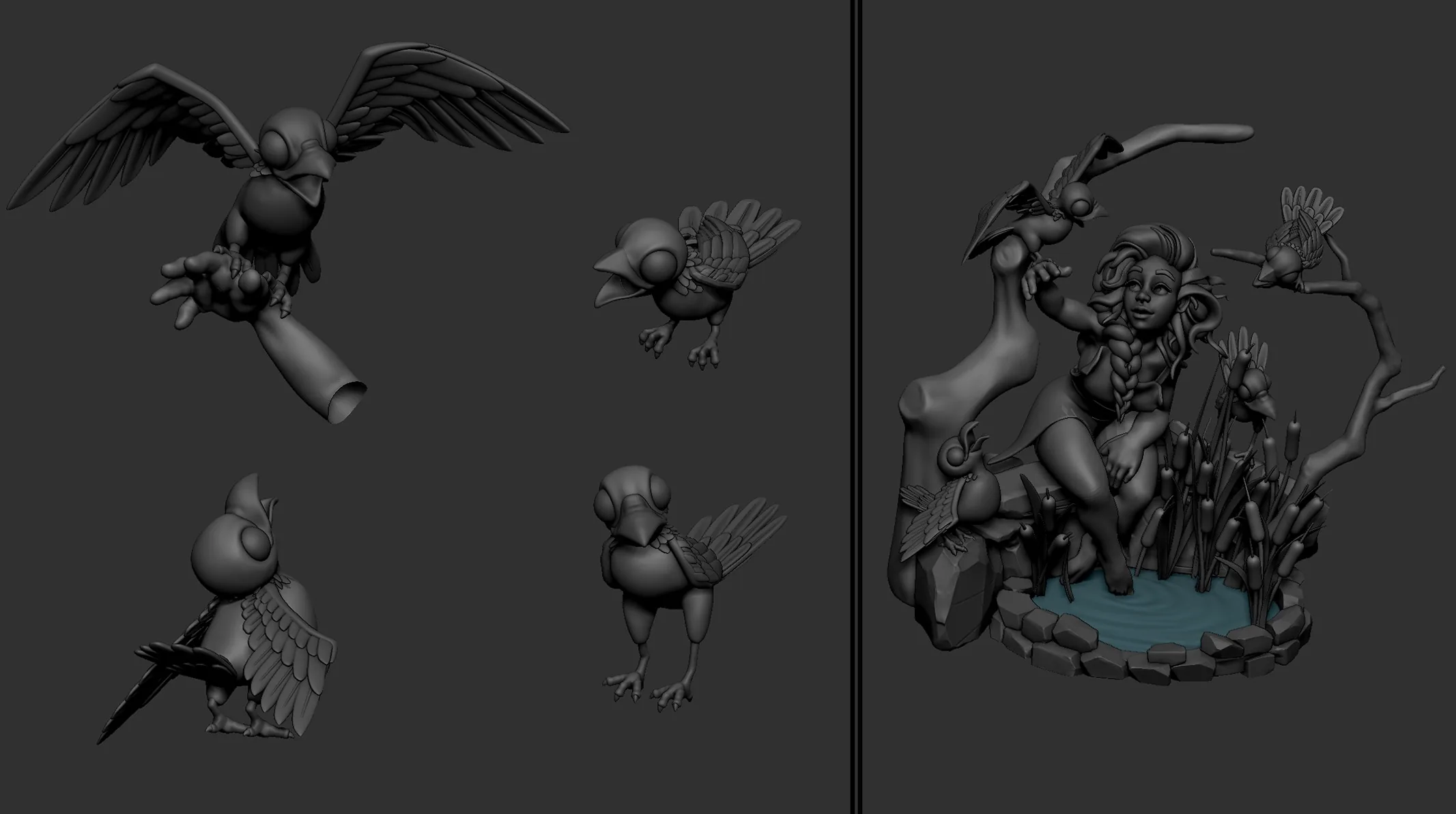 From Model to ZBrush Splash Screen: - изображение 35