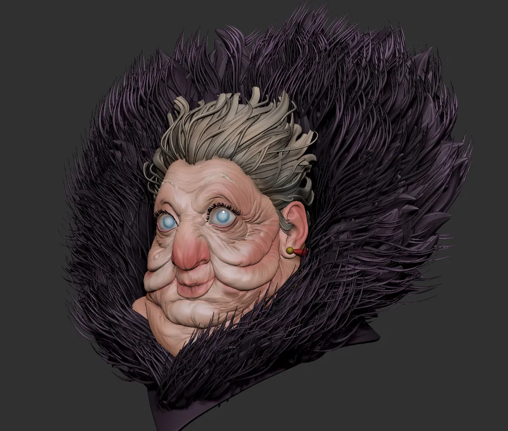 Воссоздание персонажа из Ходячего замка Хаула с помощью ZBrush и Marmoset Toolbag — изображение 5