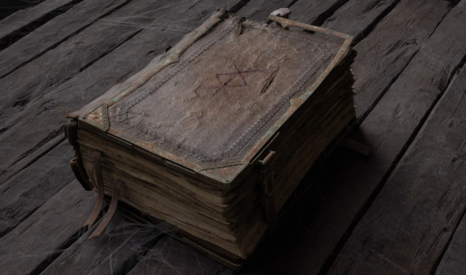 Crafting a Detailed Ancient Book with Maya & Substance 3D - изображение 19