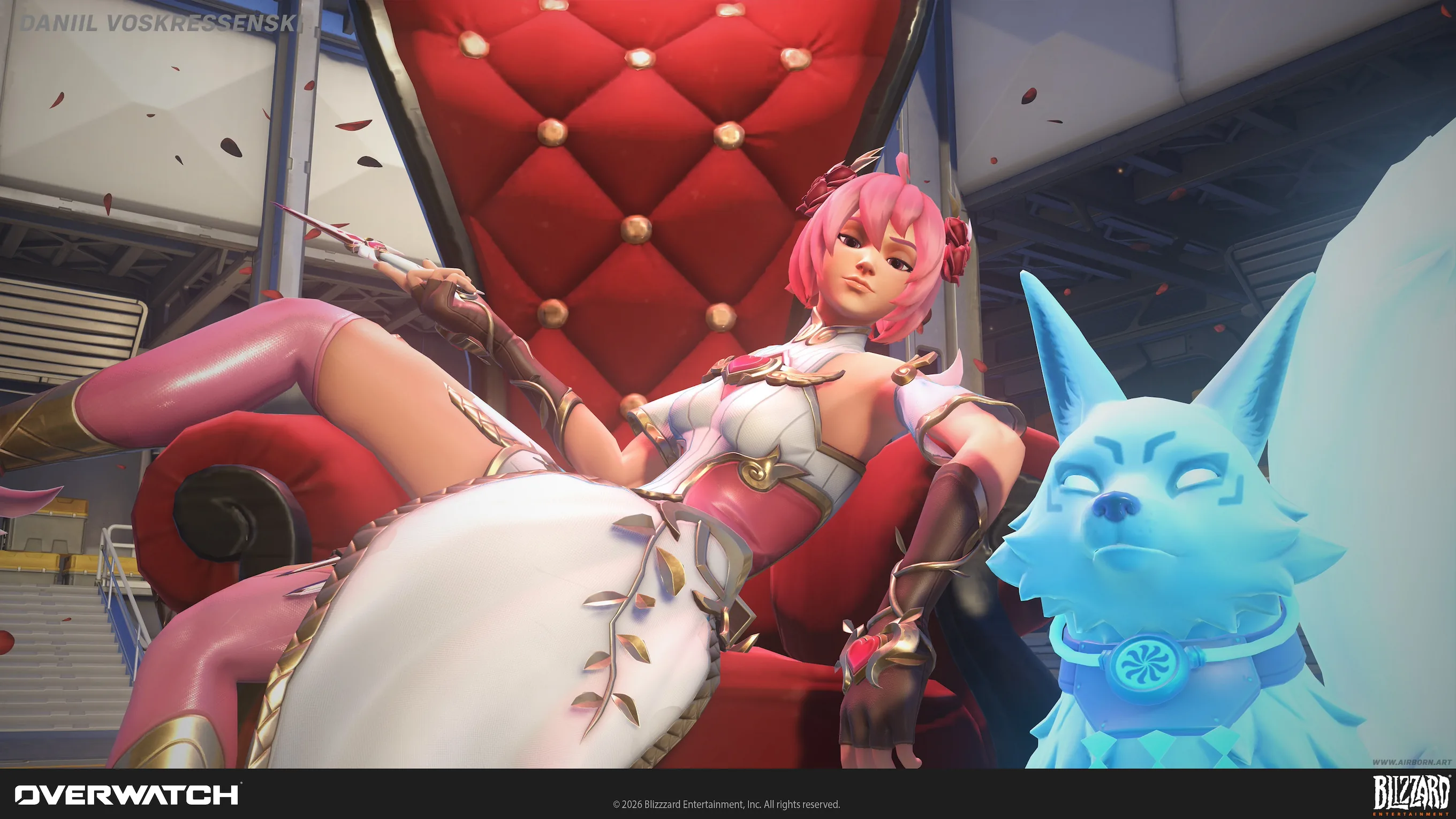 3D Character Artist Shares His Work for the Kiriko Cupid Character Skin in Overwatch — изображение 7